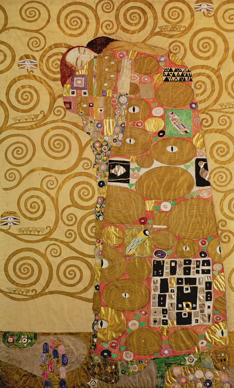             Fototapete "Die Erfüllung im Spätwerk" von Gustav Klimt
        