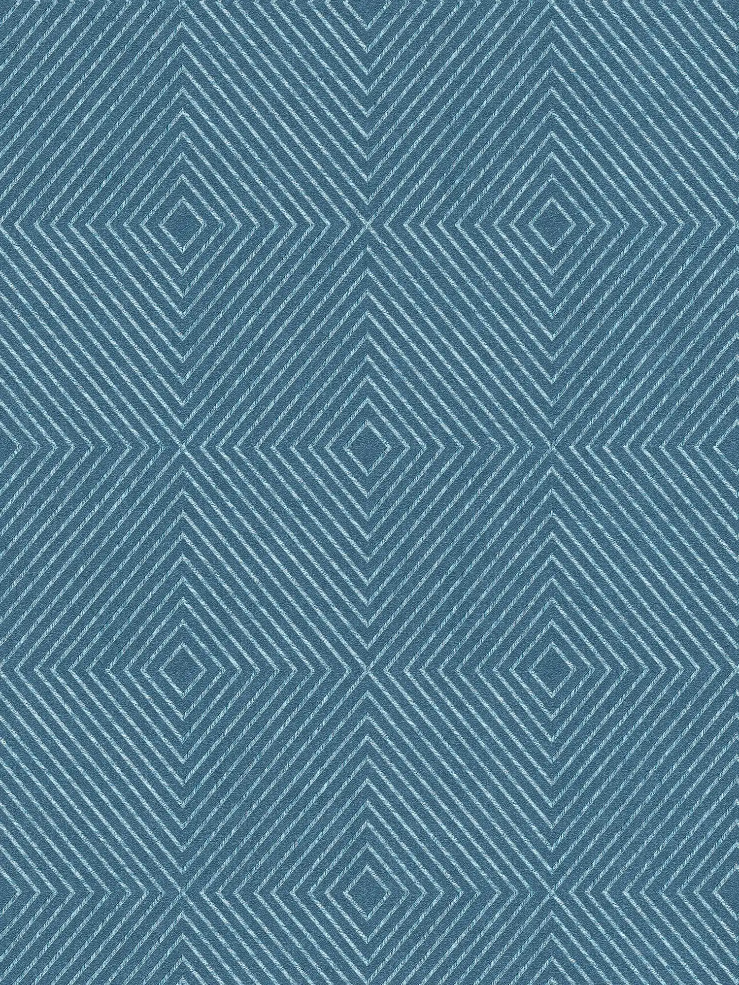 Tapete Grafik-Design, Scandinavian Style – Blau, Silber
