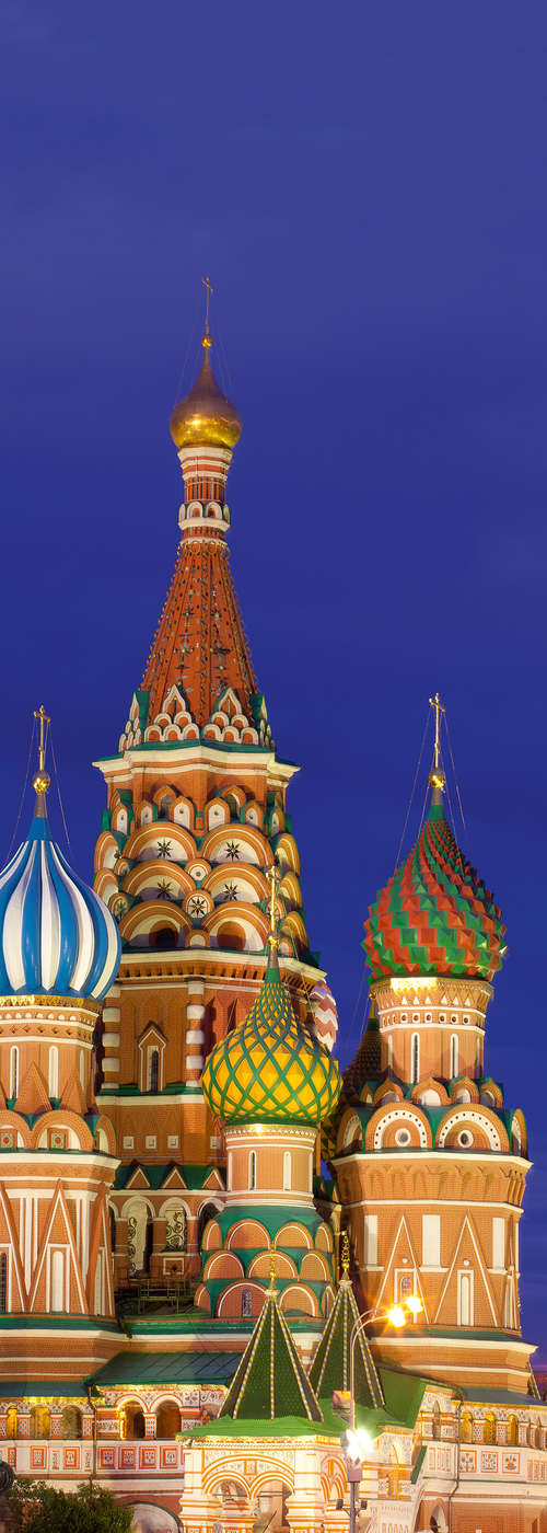             Städte Fototapete Basilius-Kathedrale Moskau auf Premium Glattvlies
        