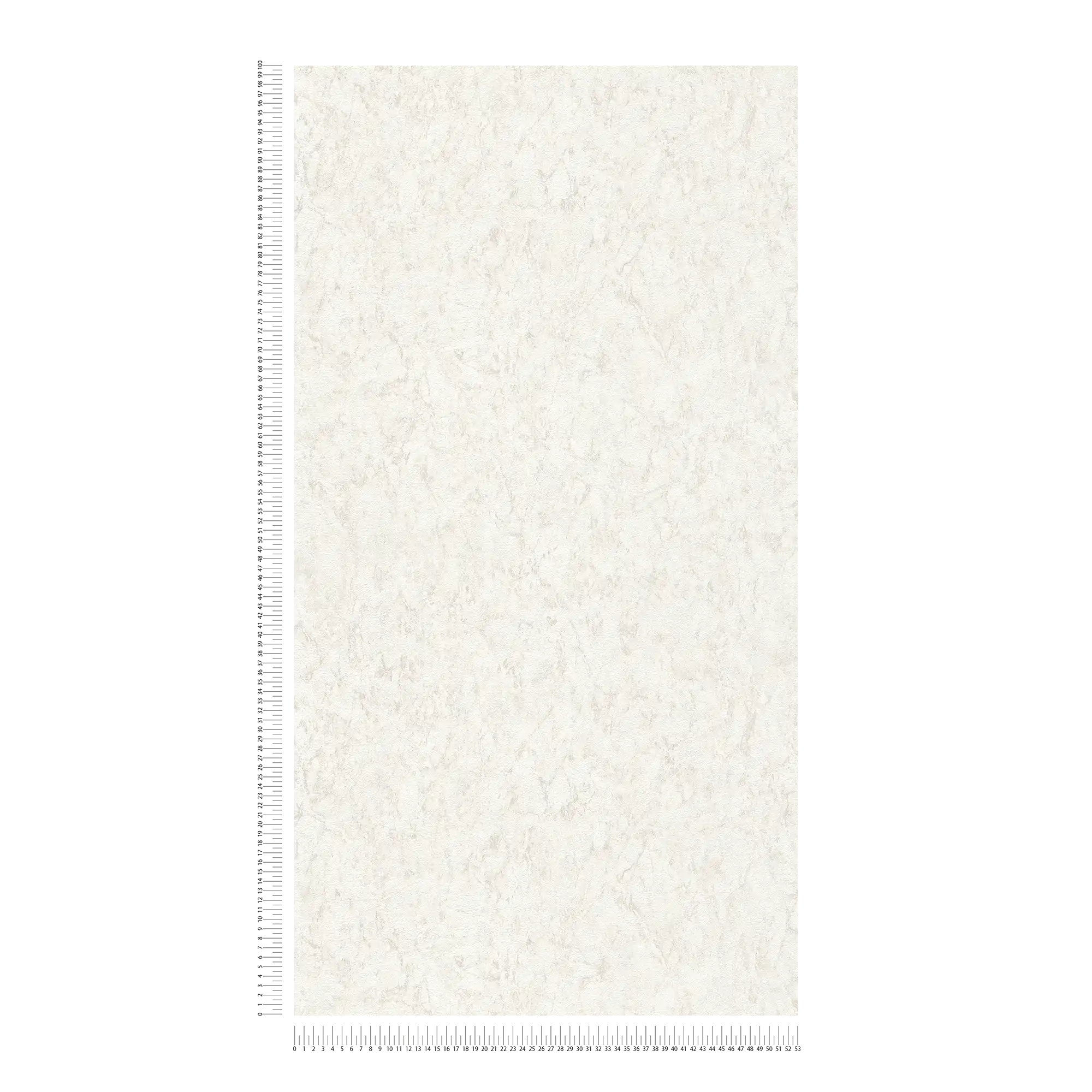             Unitapete mit Struktureffekt & meliertem Design – Weiß, Grau
        