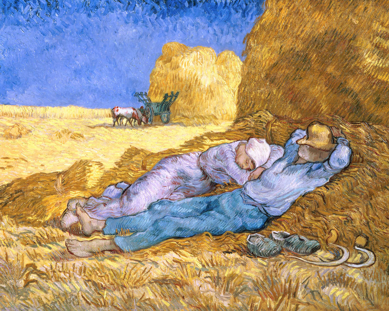             Fototapete "Die Siesta nach Millet" von Vincent van Gogh
        