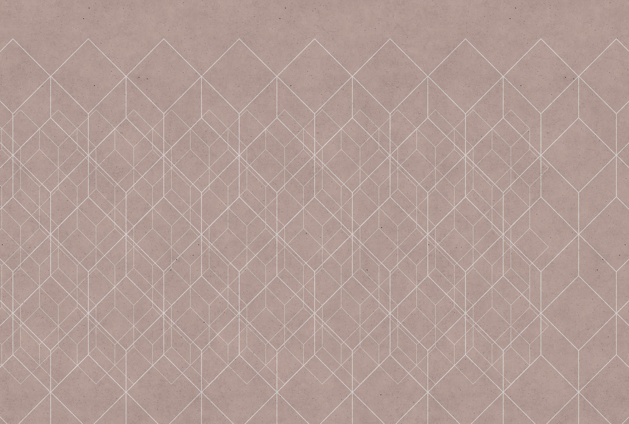            Fototapete geometrisches Muster – Beige, Weiß
        
