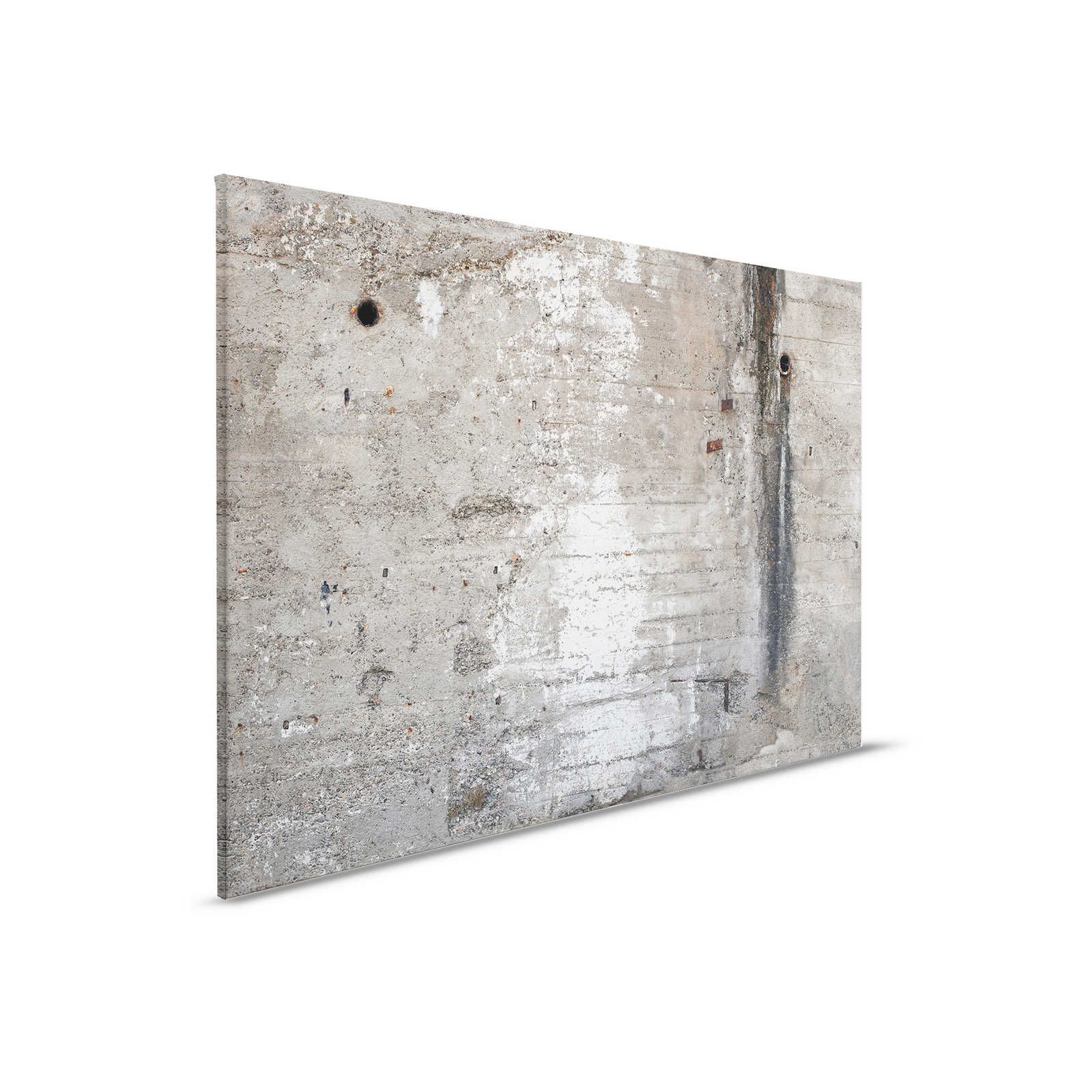         Betonwand Leinwandbild Industrial Stil rustikal – 0,90 m x 0,60 m
    