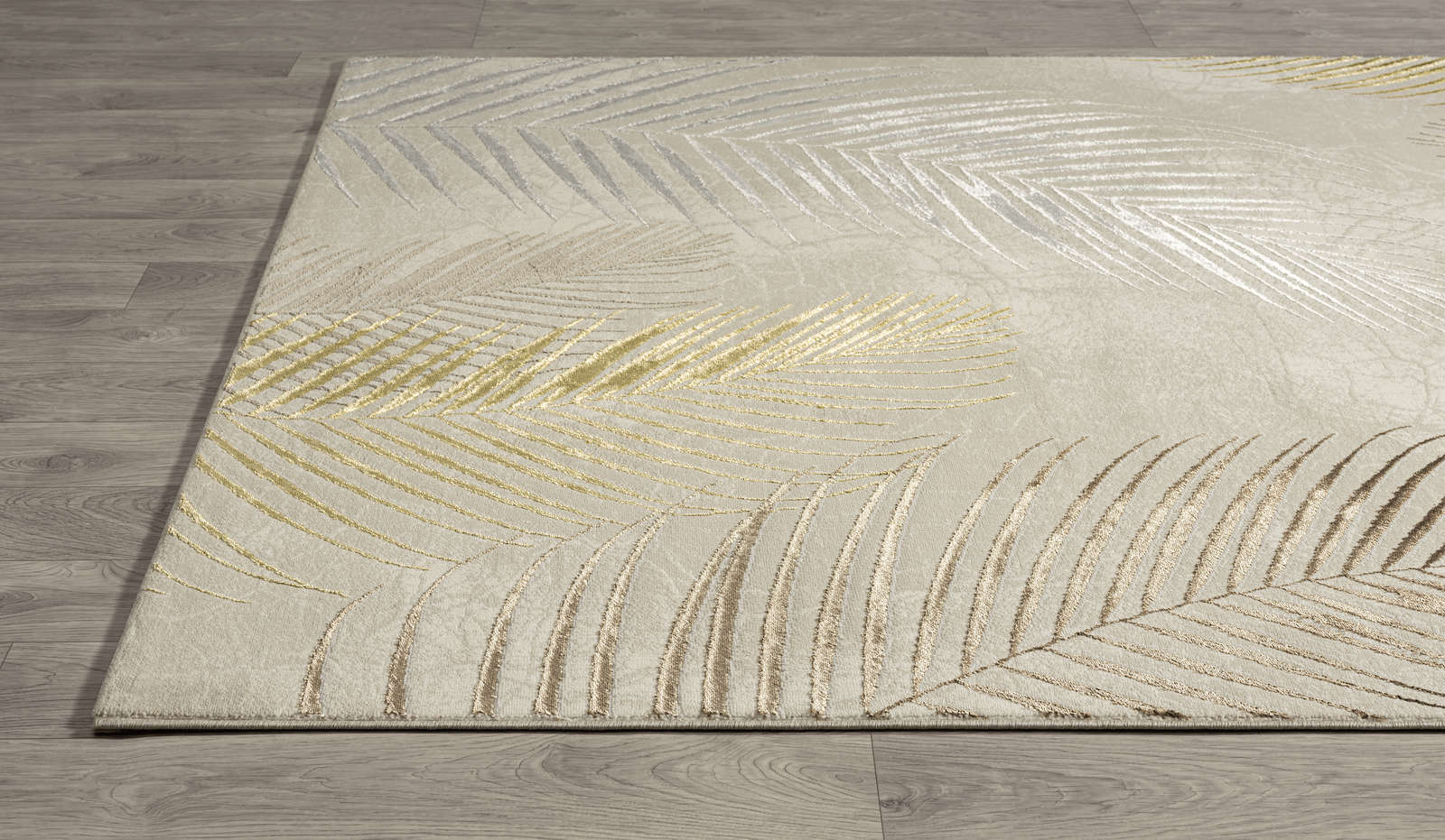             weicher cremefarbener Hochflor Teppich – 290 x 200 cm
        