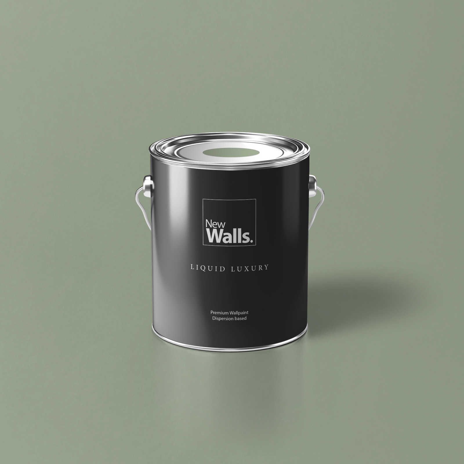 Premium Wandfarbe erdendes Olivgrün »Gorgeous Green« NW502 – 2,5 Liter
