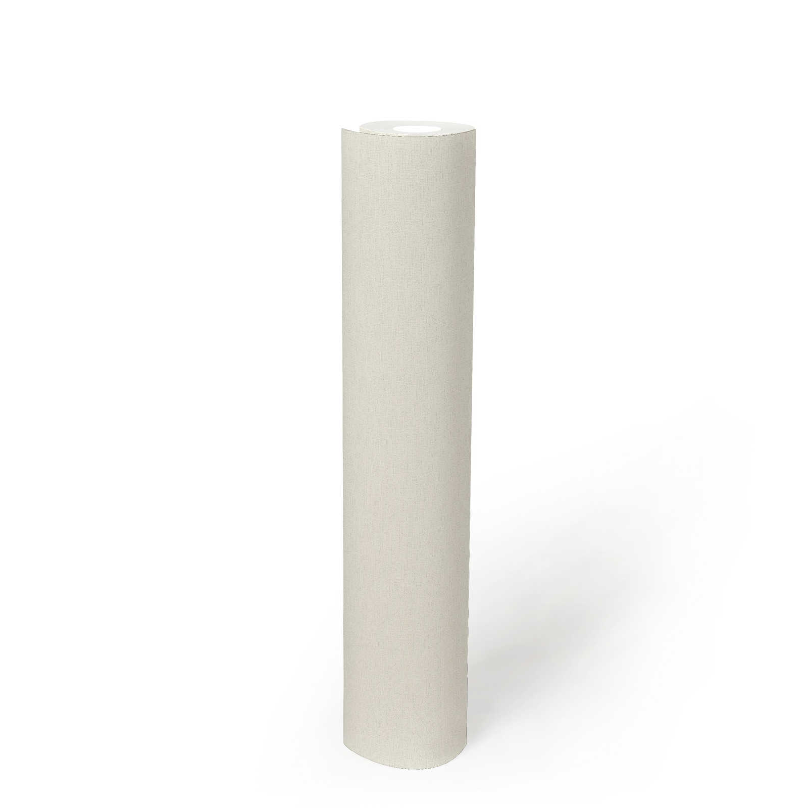             Unitapete Creme-Weiß von MICHASLKY mit Textilstruktur
        