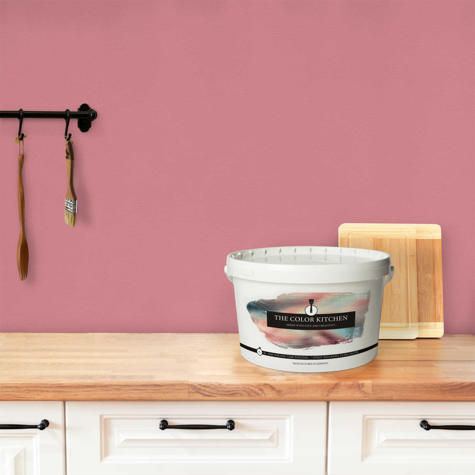             Wandfarbe in lebendigem Pink »Masterfully Macaron« TCK7010 – 5 Liter
        