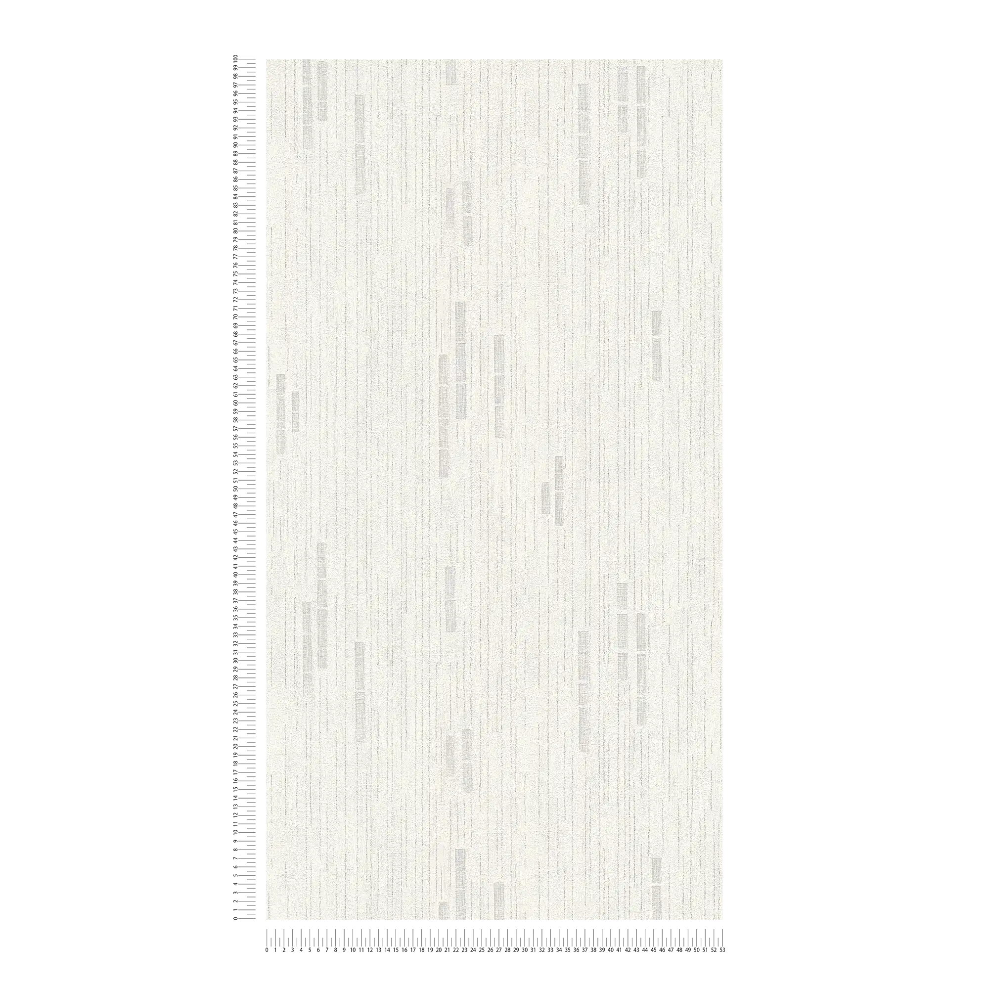             Retro Tapete mit Struktur-Vlies und dezentem Design – Grau, Metallic, Weiß
        