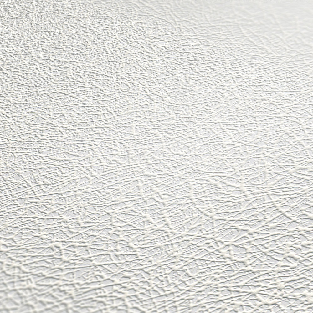             Überstreichbare Tapete mit natürlichem Strukturmuster – Überstreichbar, Weiß
        