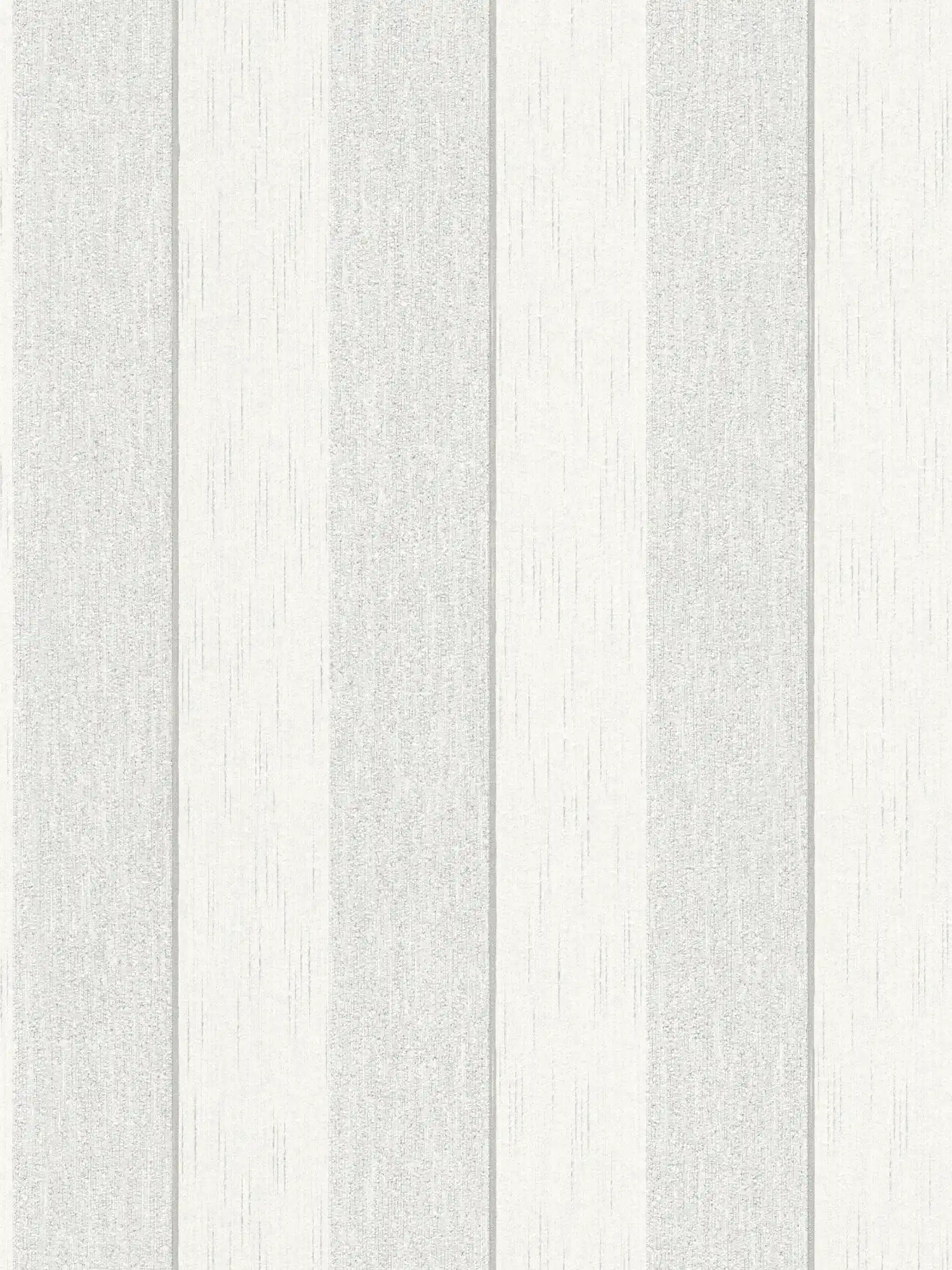 Tapete Struktureffekt-Streifen meliert – Grau, Weiß
