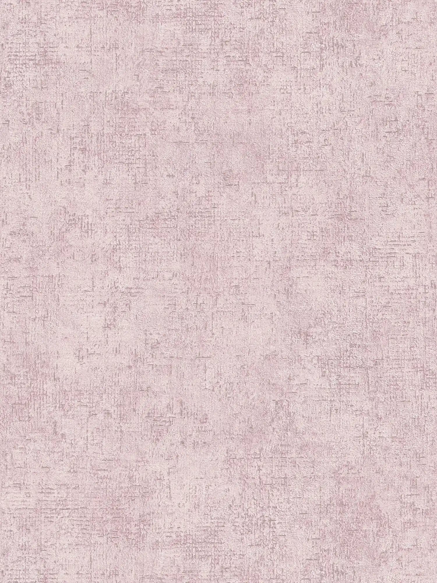 Vliestapete rustikale Putz-Struktur – Rosa, Glänzend
