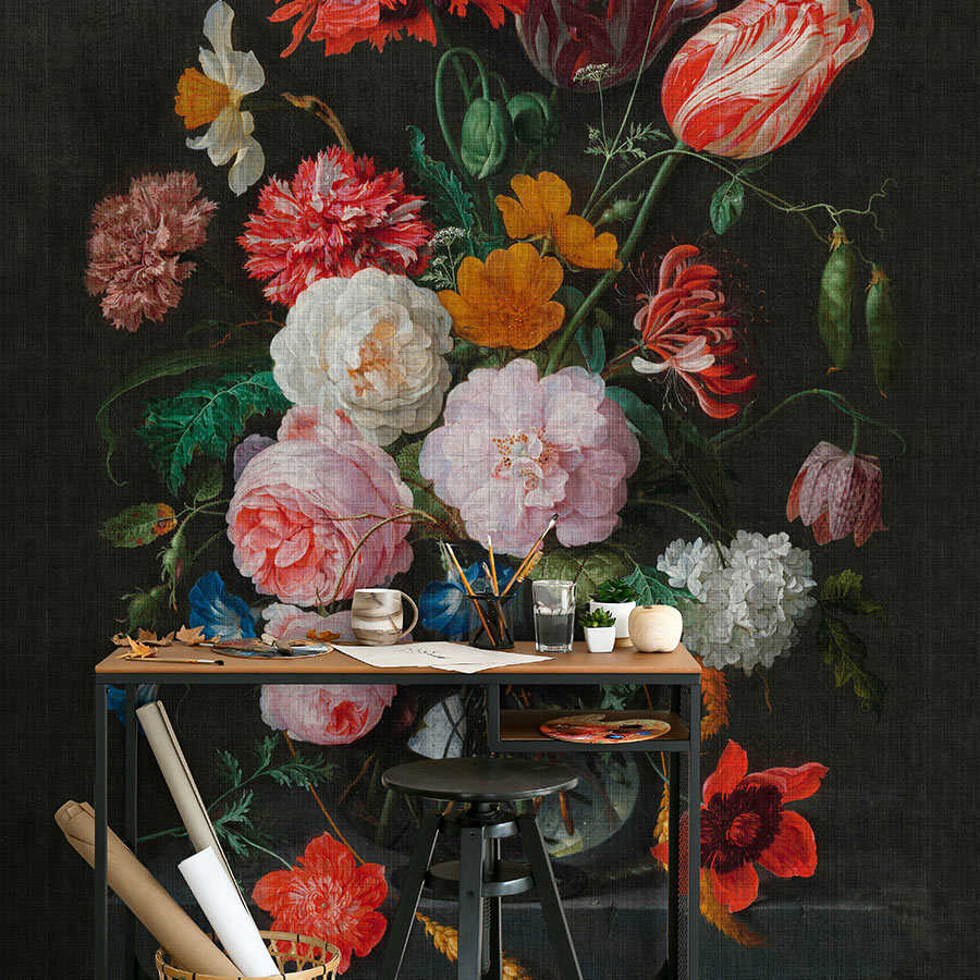 Artists Studio 4 – Fototapete Blumen Stillleben mit Rosen
