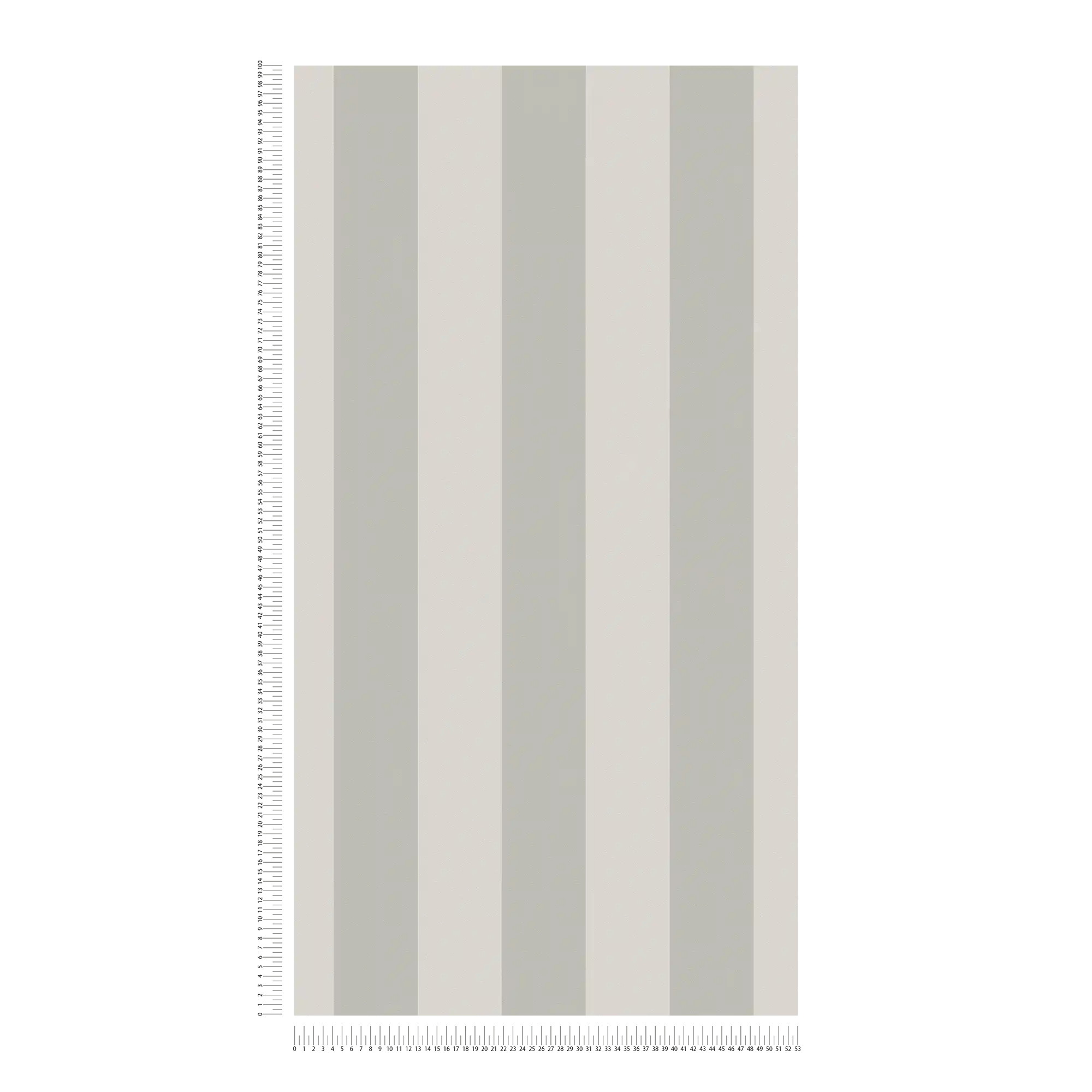             Vliestapete mit Blockstreifen und leichter Struktur – Grau
        
