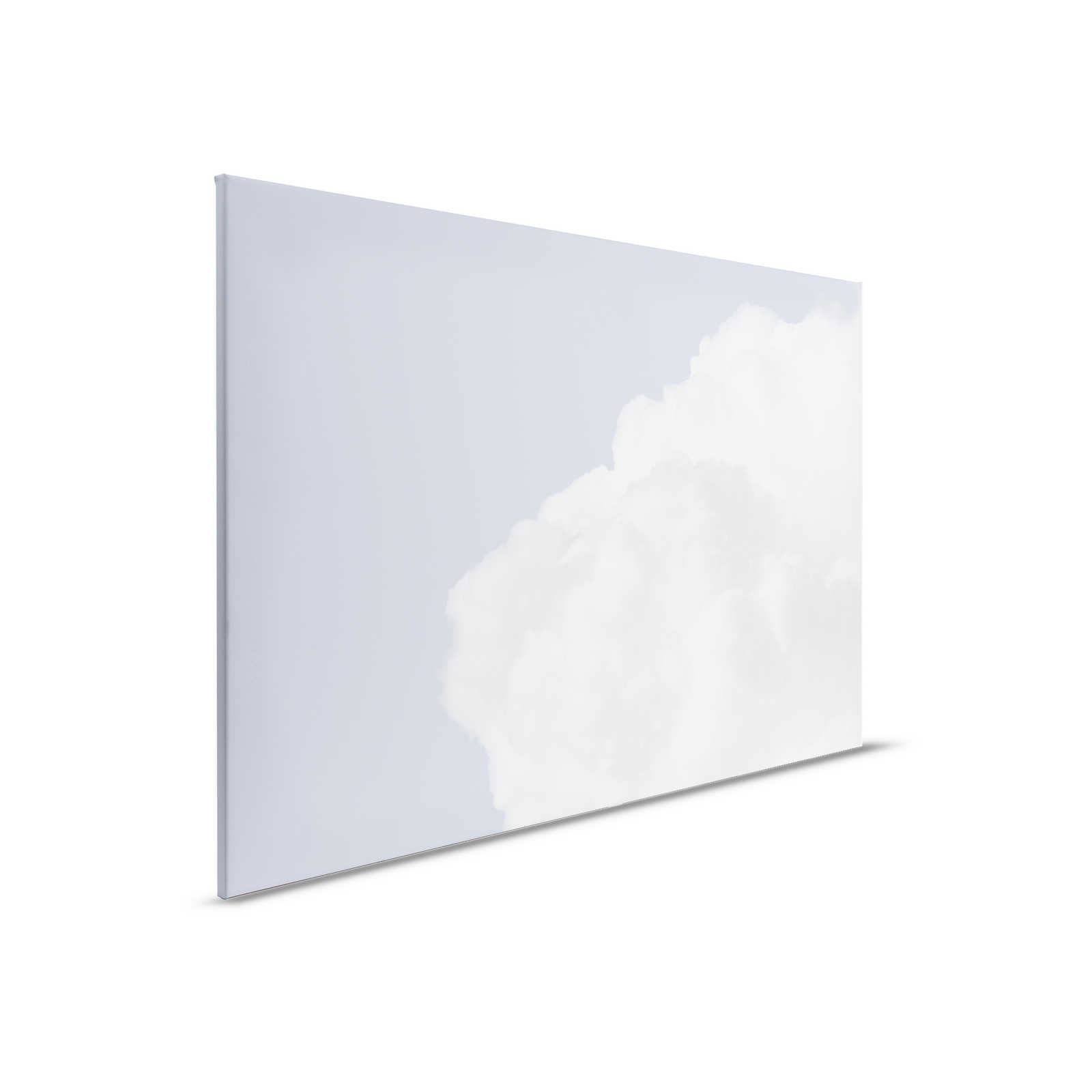         Leinwandbild mit weiße Wolken am hellen blauen Himmel – 0,90 m x 0,60 m
    