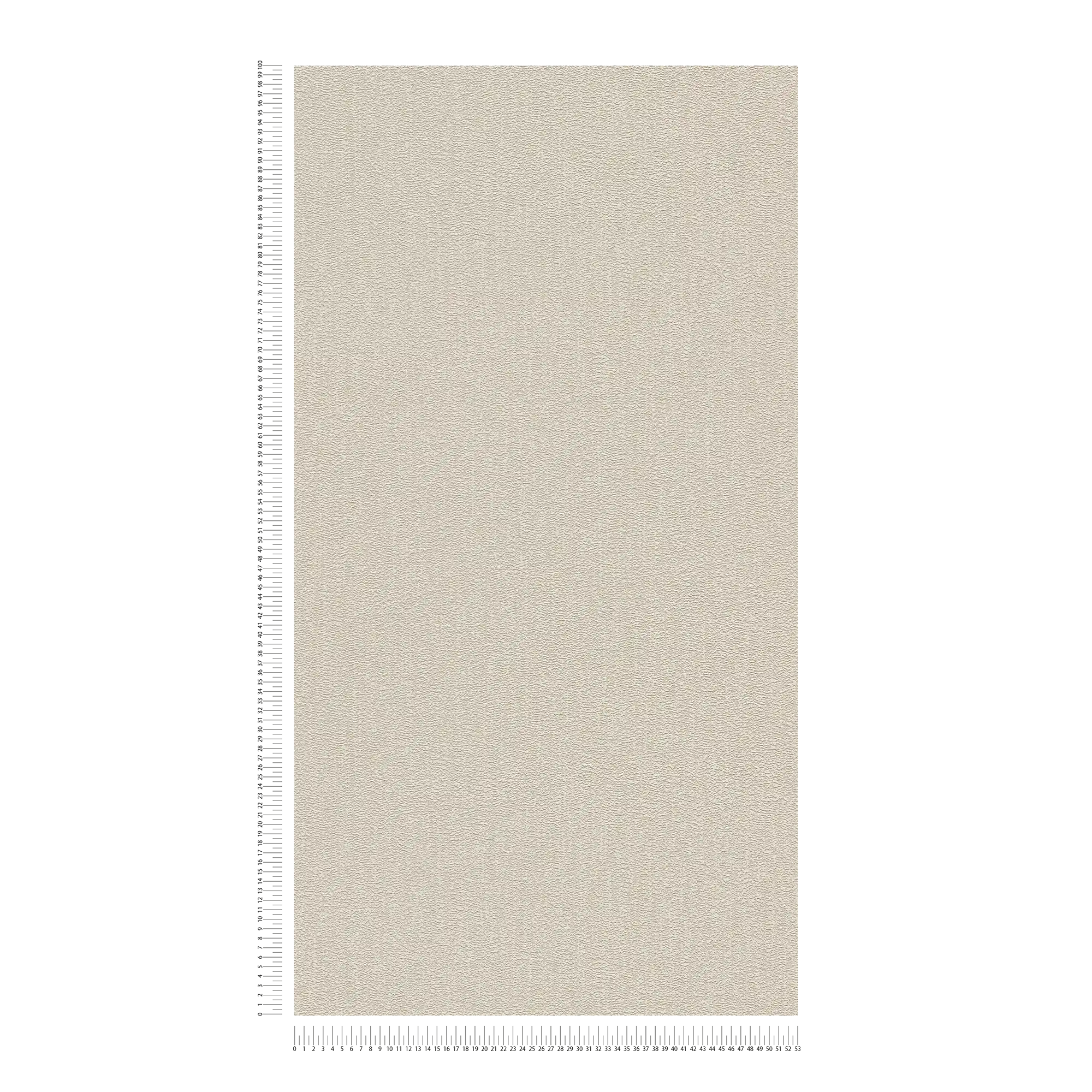            Uni Tapete mit Struktur mit leichtem Glanz – Beige, Grau, Silber
        