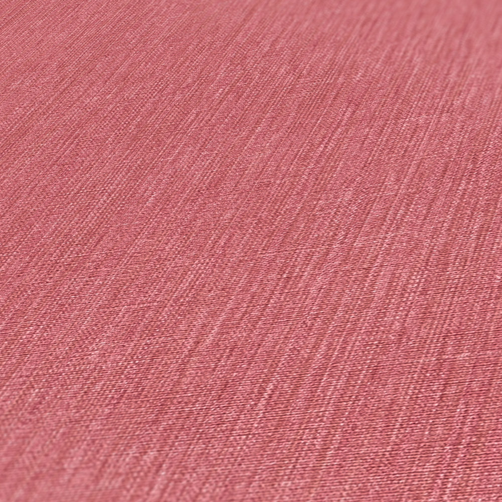             Vliestapete einfarbig mit Textiloptik in matter Optik – Rot
        