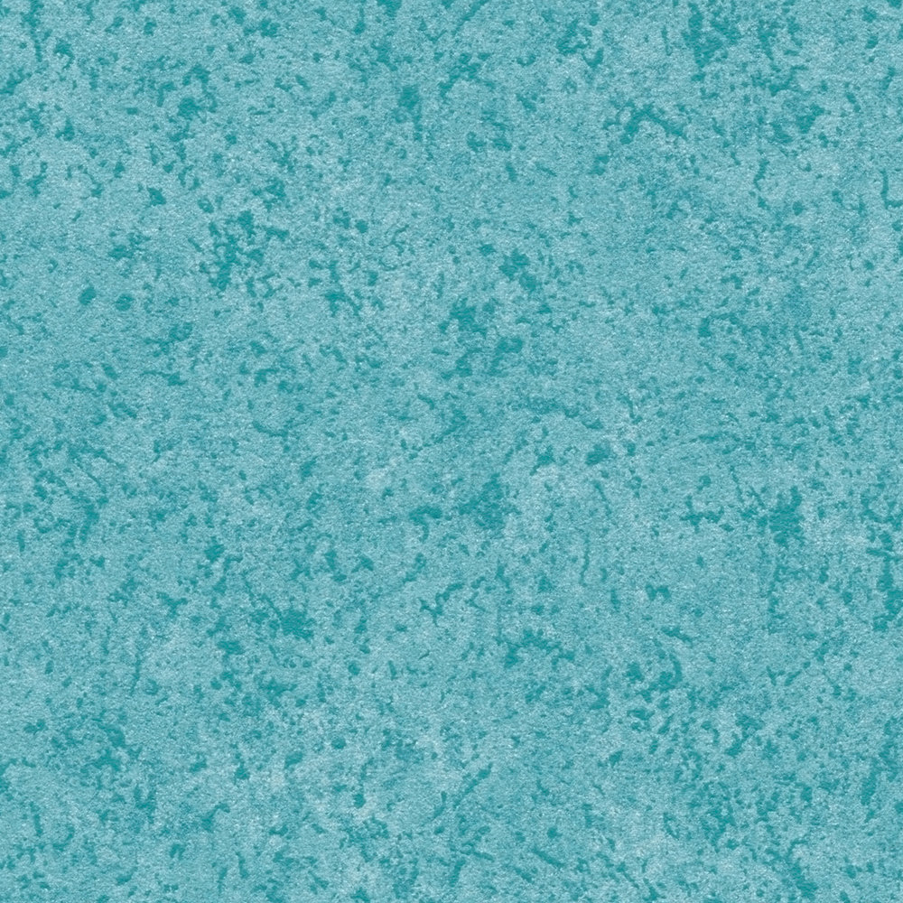             Vliestapete Petrol Putzoptik mit mattem Muster – Blau, Grün
        
