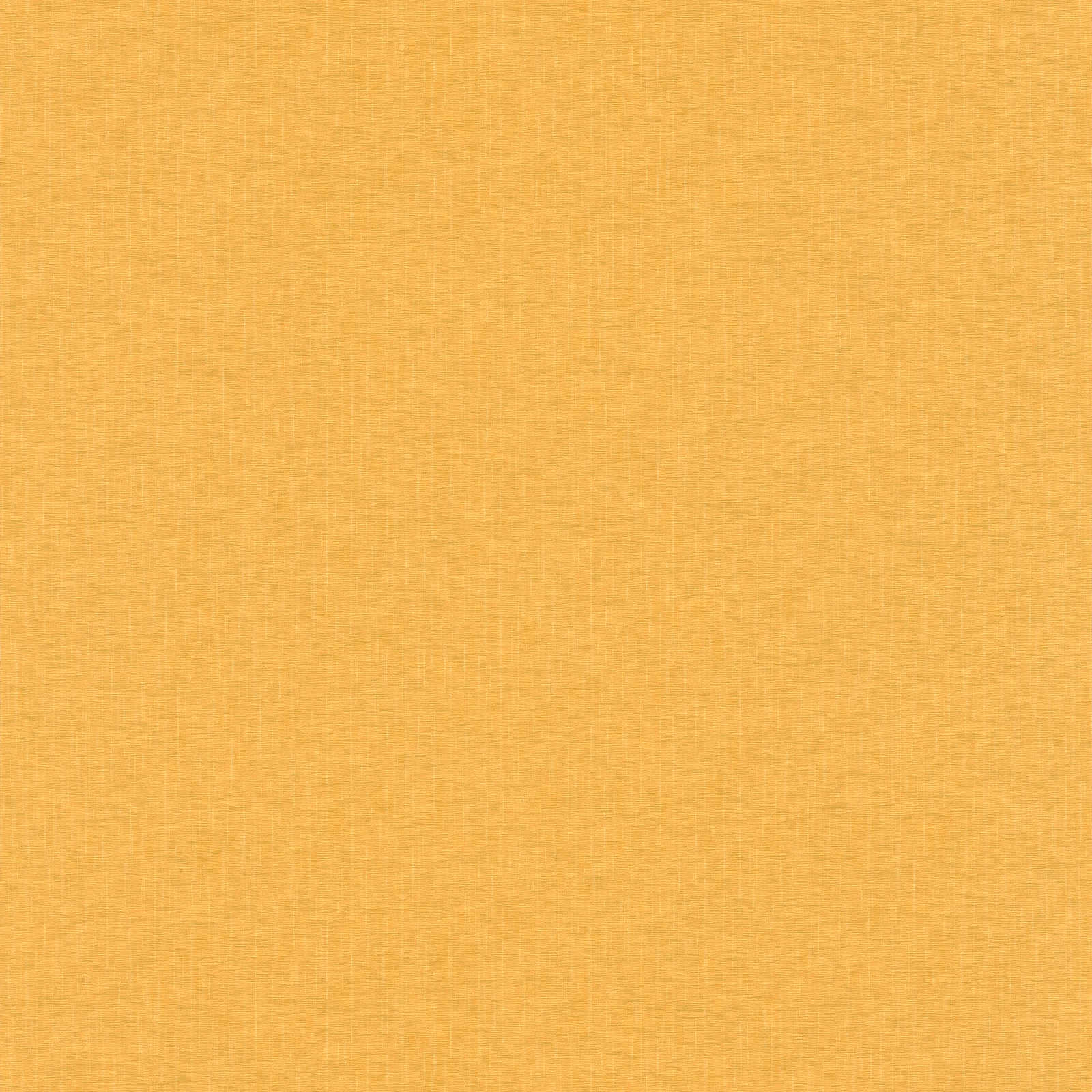 VERSACE Tapete Gelb einfarbig mit seidenmatt Glanz-Effekt
