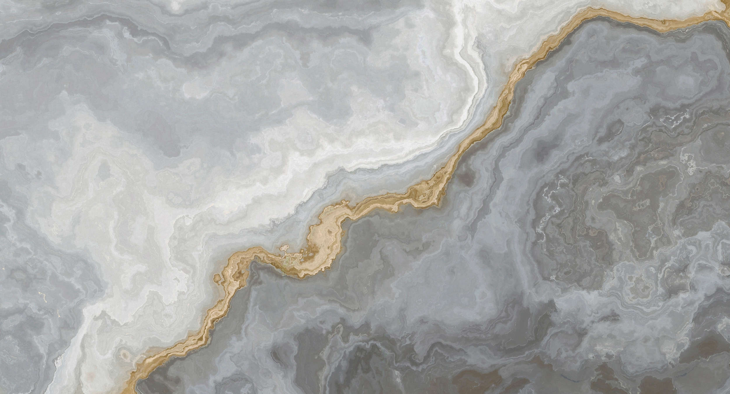             Fototapete Steinoptik Quarz mit Marmorierung – Gelb, Grau, Weiß
        