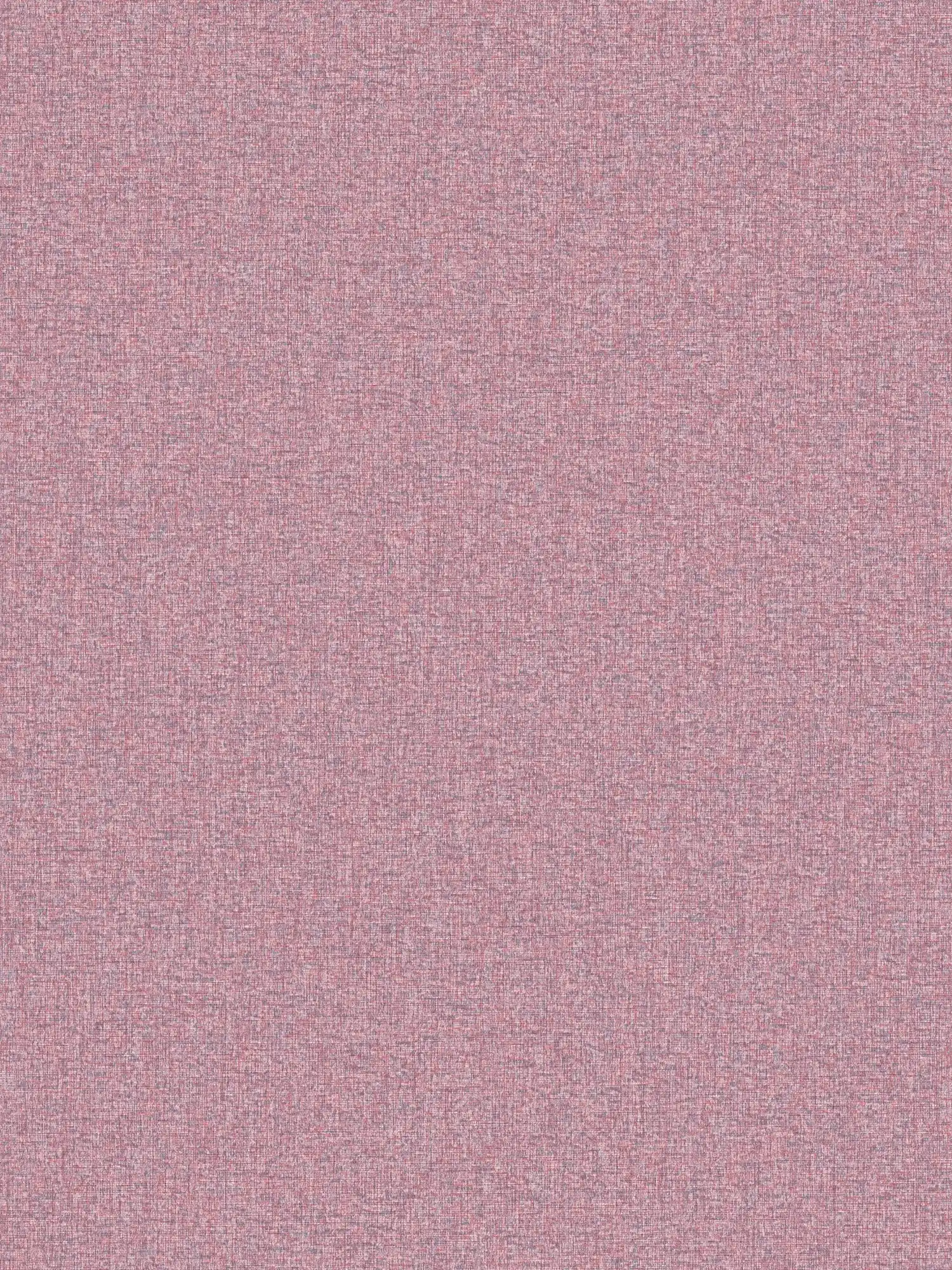 Vliestapete mit Gewebestruktur einfarbig, matt – Violett, Pink
