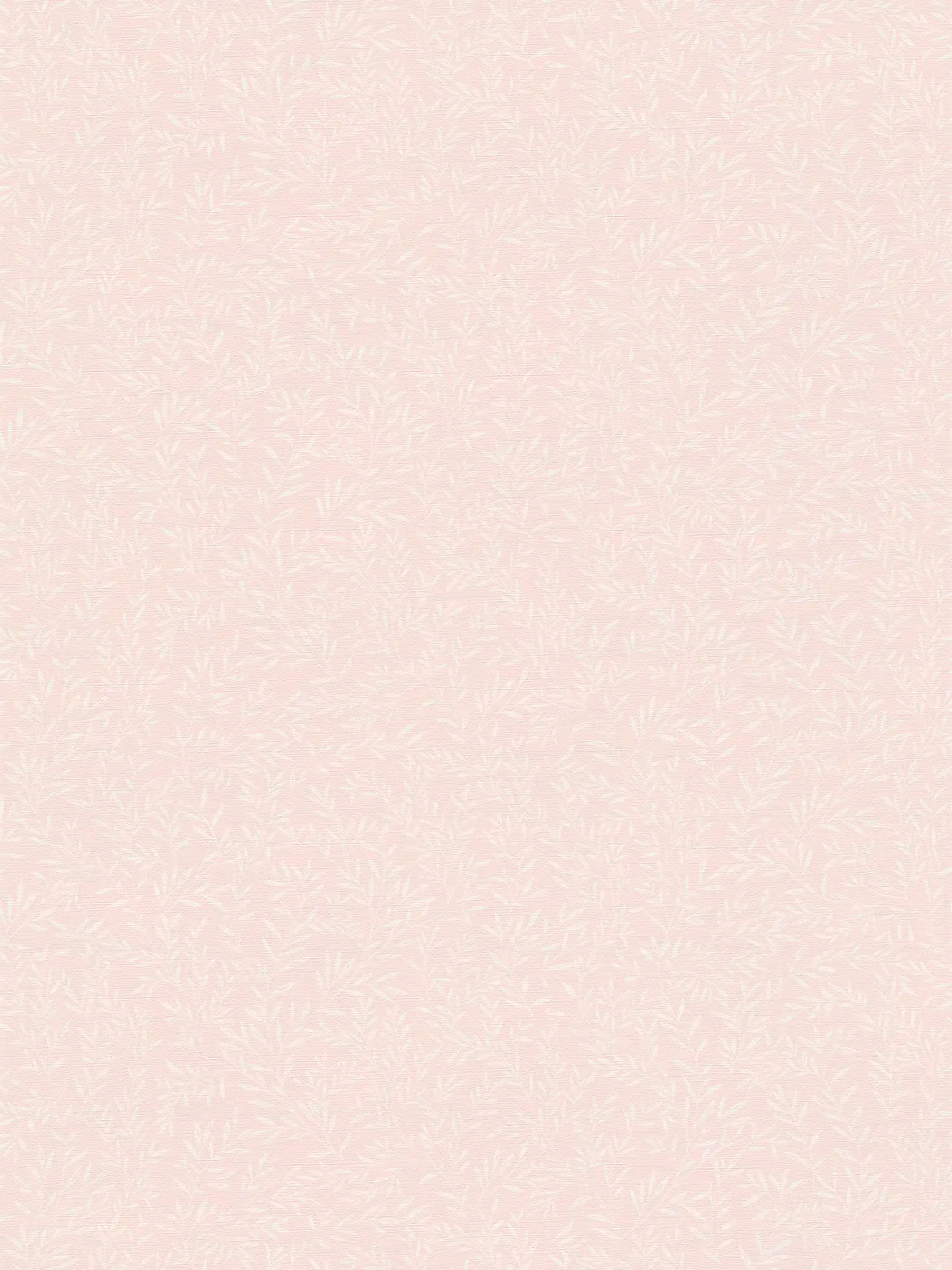 Landhaus Tapete mit Ranken Muster – Rosa, Weiß
