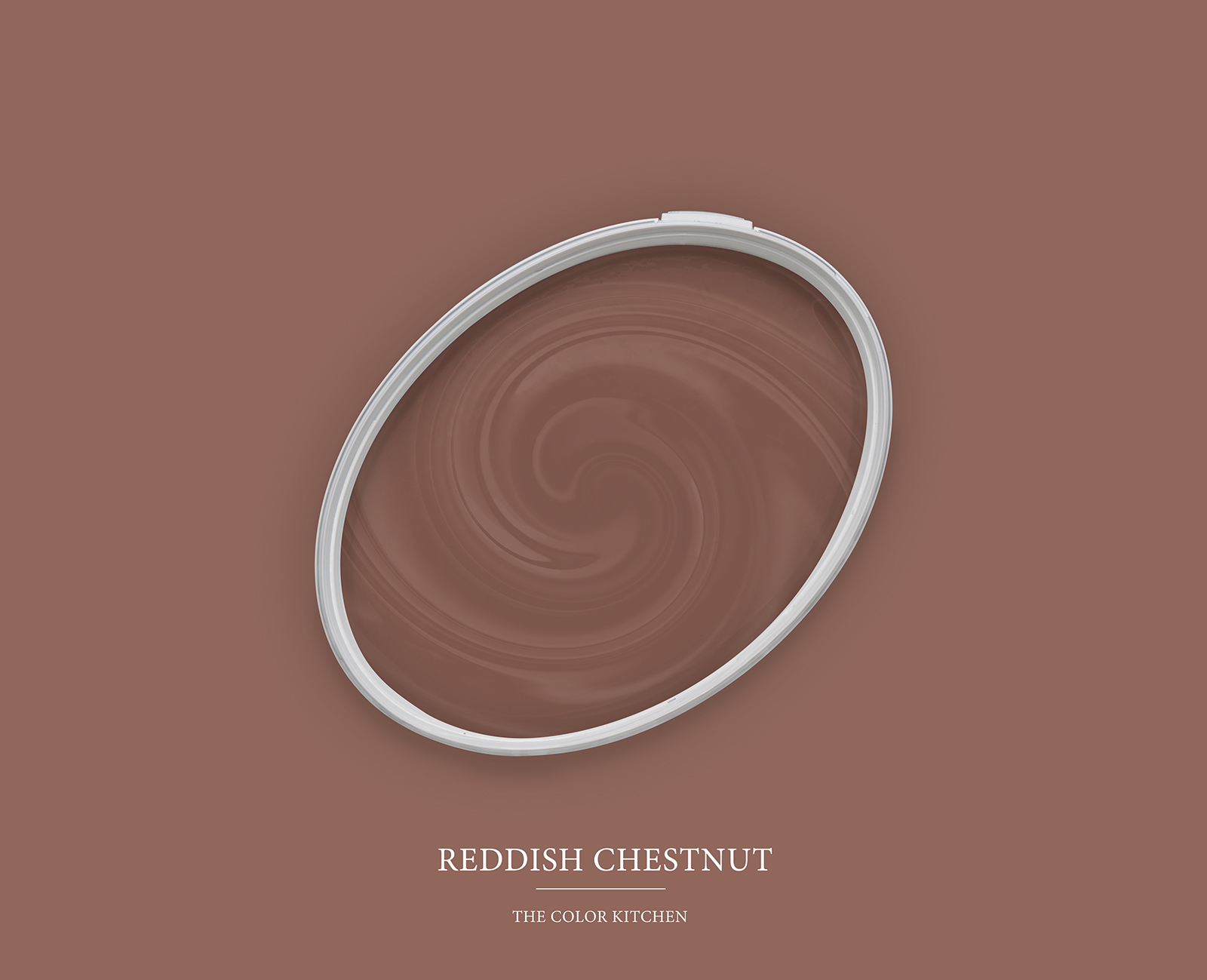 Wandfarbe in prachtvollem Rotbraun »Reddish Chestnut« TCK5014 – 5 Liter
