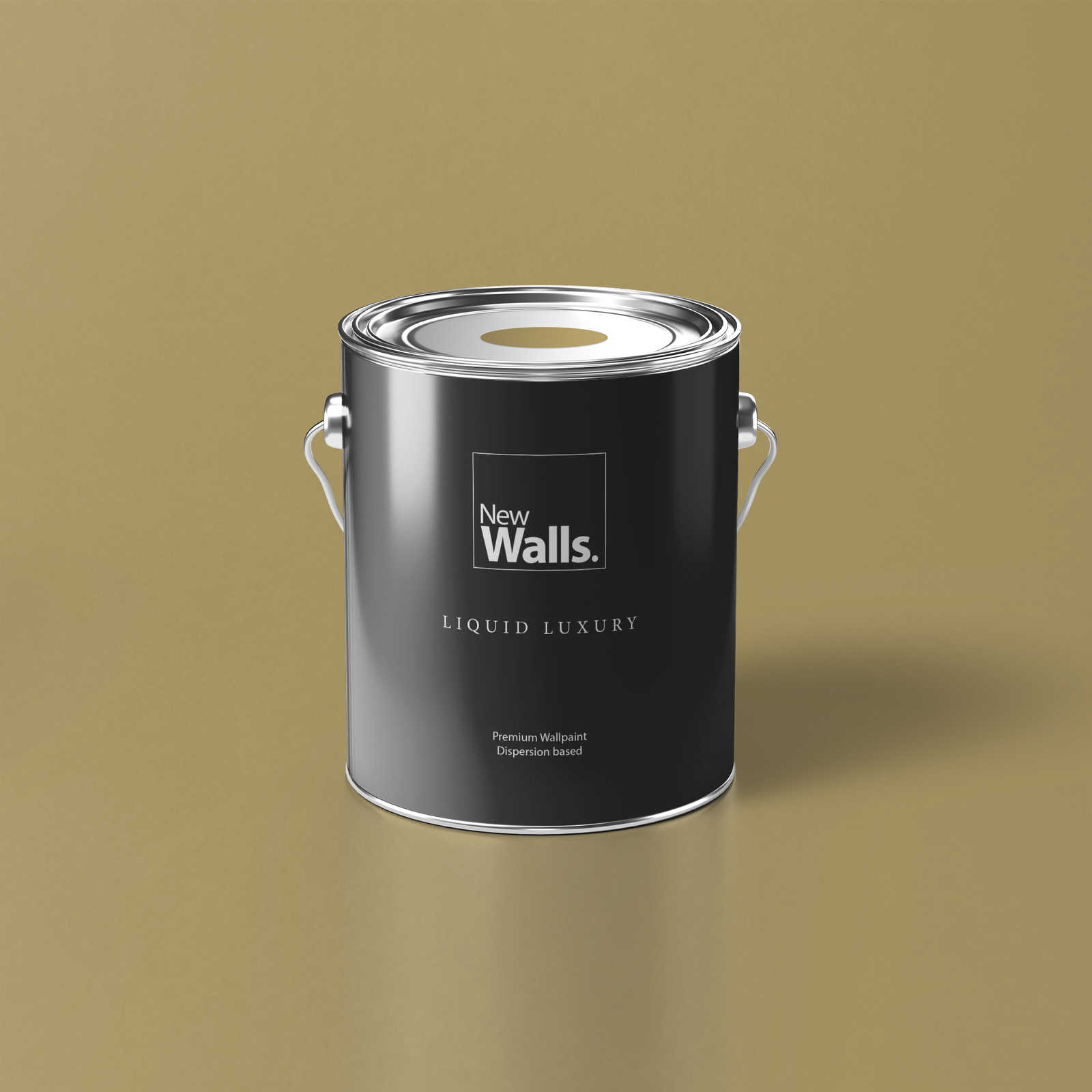 Premium Wandfarbe warmes Khaki »Lucky Lime« NW605 – 5 Liter
