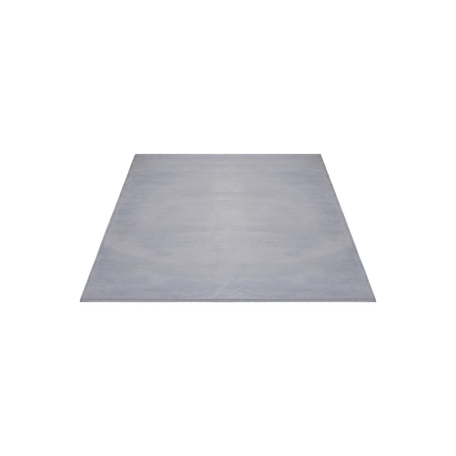 Angenehmer Hochflor Teppich in sanften Grau – 220 x 160 cm

