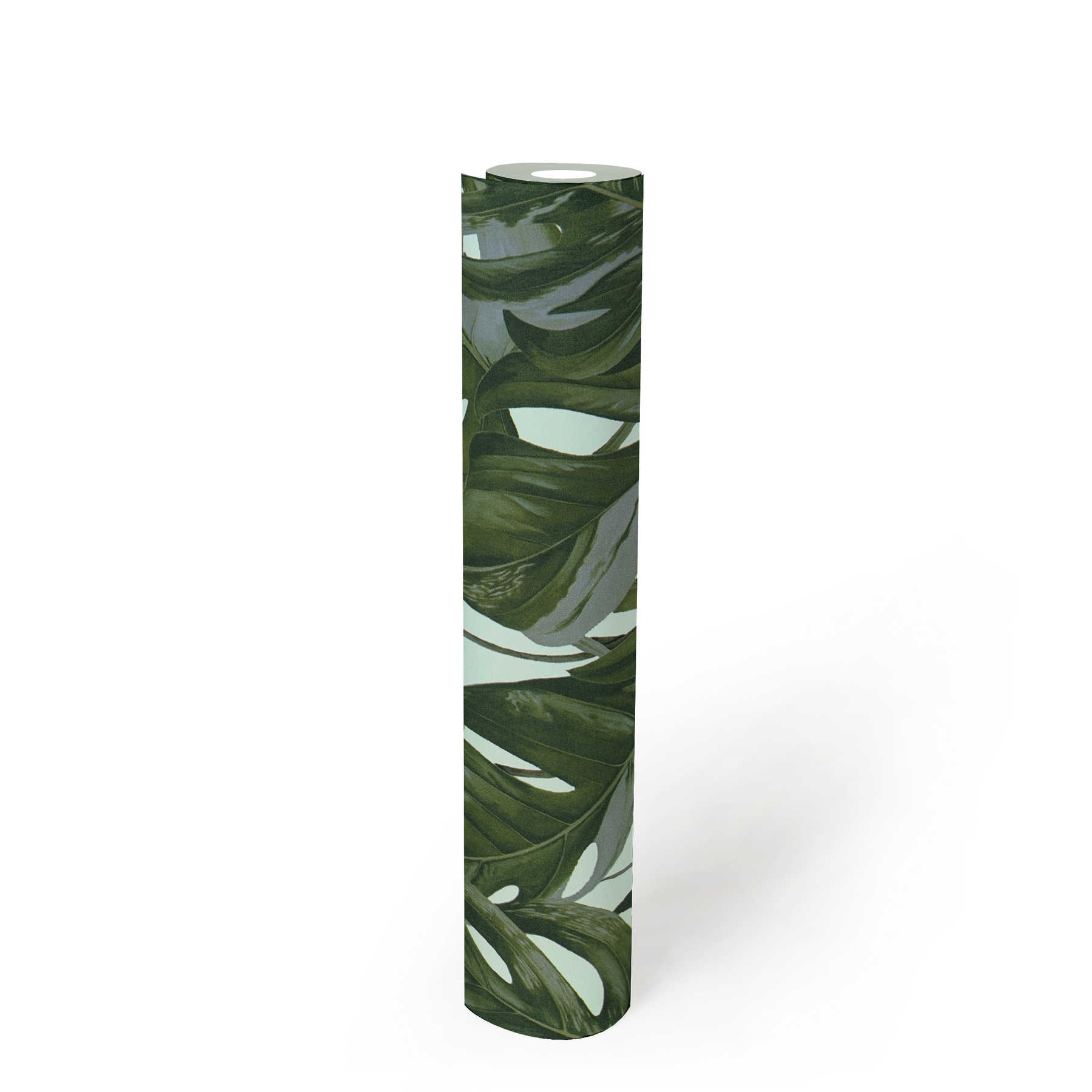             Blätter Tapete mit Monstera Muster von MICHALSKY – Grün
        