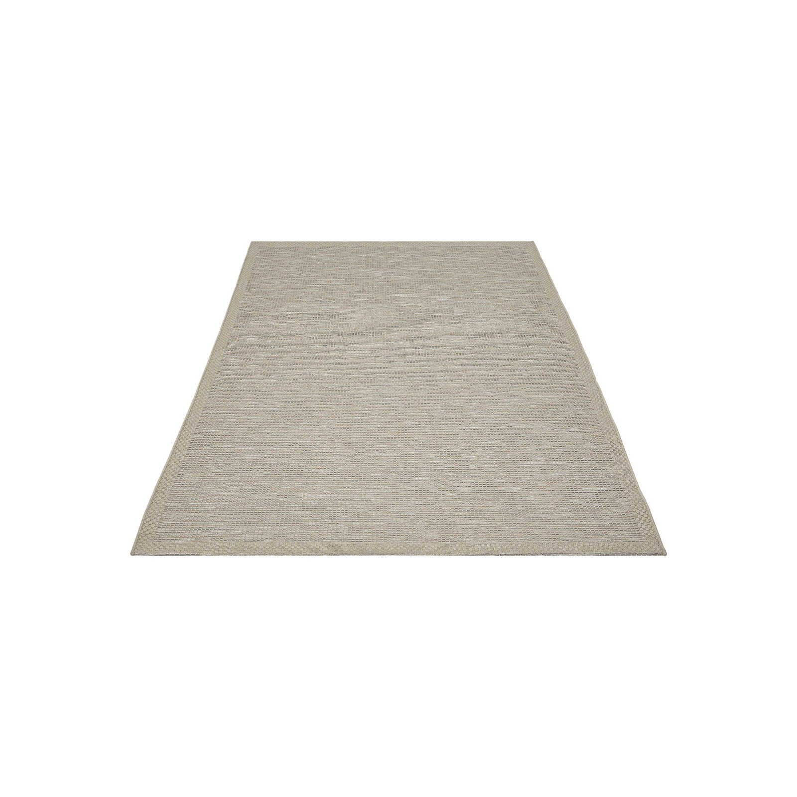 Flachgewebe Outdoor Teppich in Greige – 200 x 140 cm
