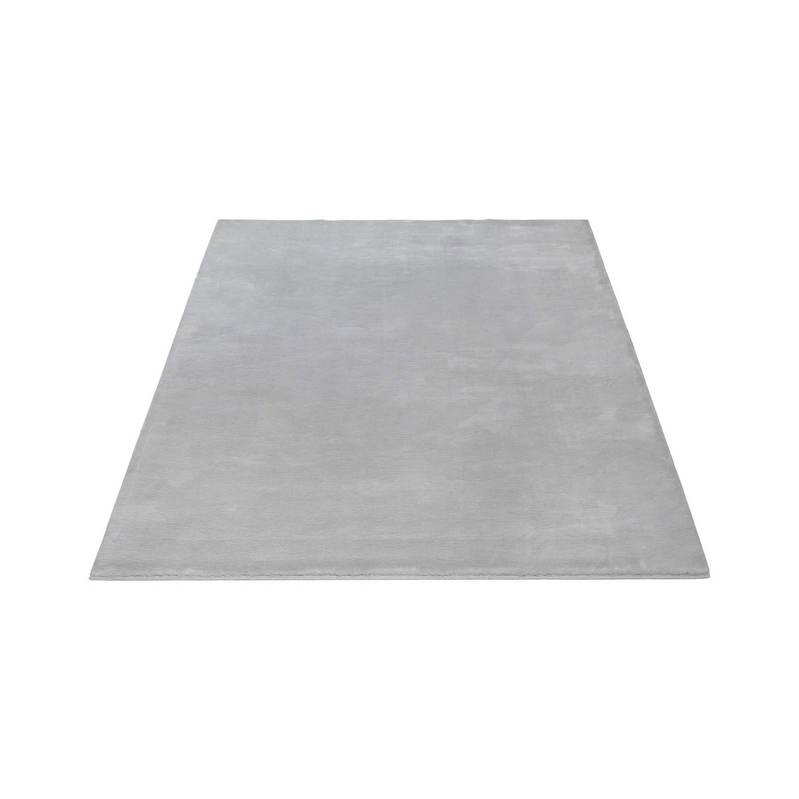 Kuscheliger Hochflor Teppich in sanften Grau – 230 x 160 cm
