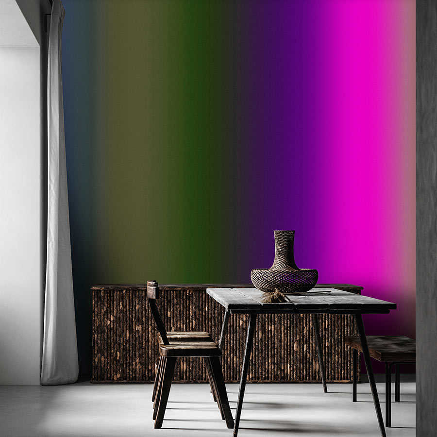 Over the Rainbow 3 – Fototapete buntes Farbspektrum mit Neon-Pink
