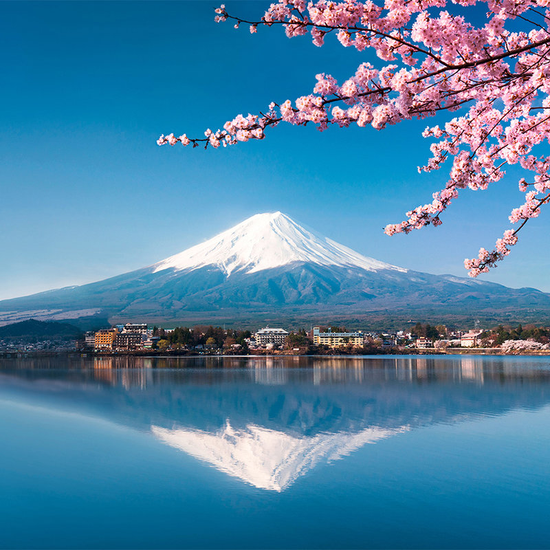 Fototapete Vulkan Fuji in Japan – Perlmutt Glattvlies
