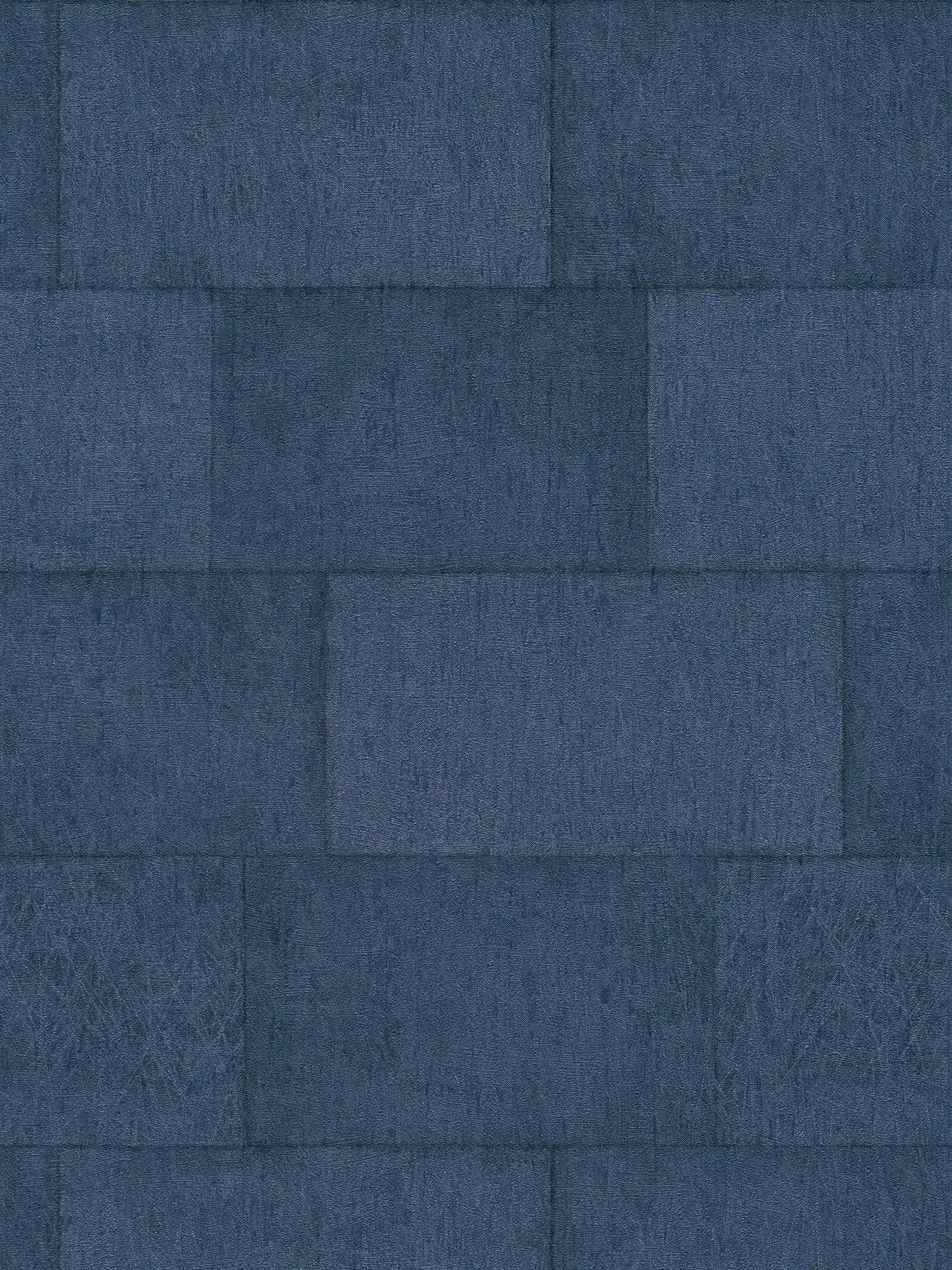 Stein Tapete Dunkelblau mit Glanzeffekt – Blau
