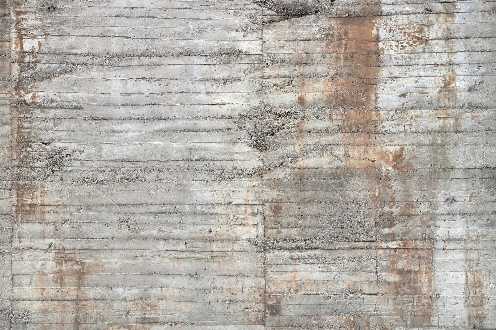             Beton Leinwandbild rustikaler Stahlbeton Grau Braun – 0,90 m x 0,60 m
        