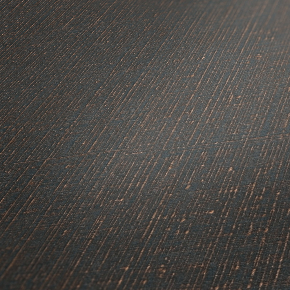             Textiloptik Tapete Anthrazit mit Leinenstruktur – Schwarz, Grau
        