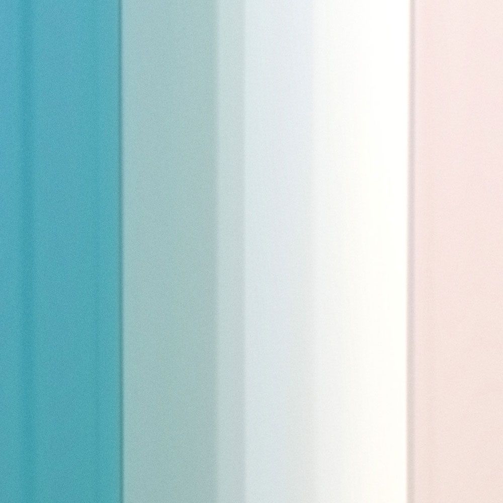             Fototapete »co-colores 4« - Farbverlauf mit Streifen – Türkis, Creme, Grün | Glattes, leicht perlmutt-schimmerndes Vlies
        