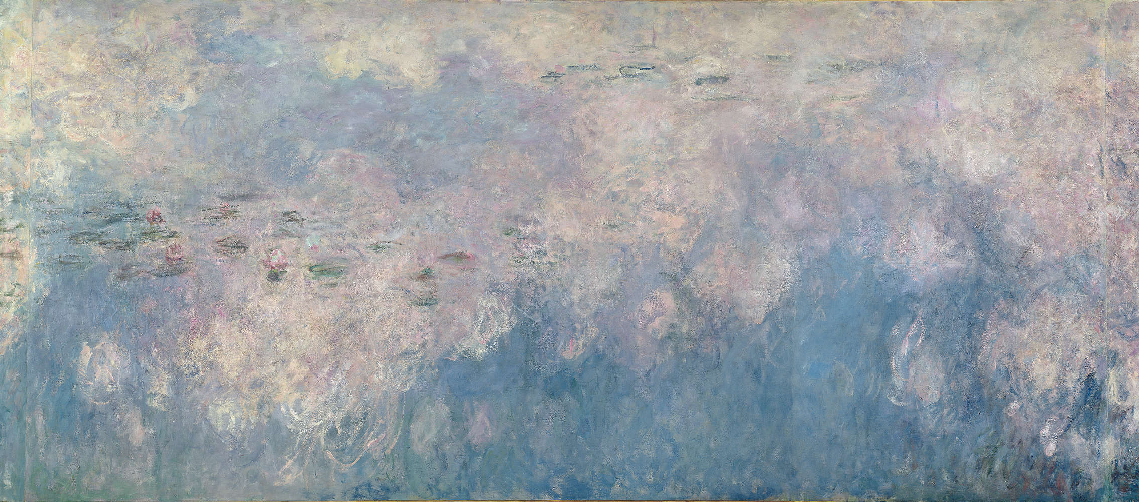             Fototapete "Die Seerosen Die Wolken" von Claude Monet
        