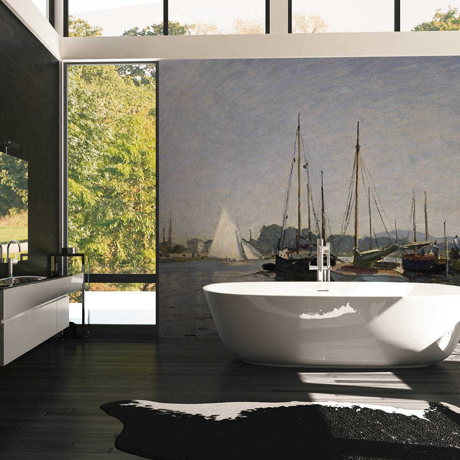 Fototapete "Vergnügungsboote, Argenteuil" von Claude Monet

