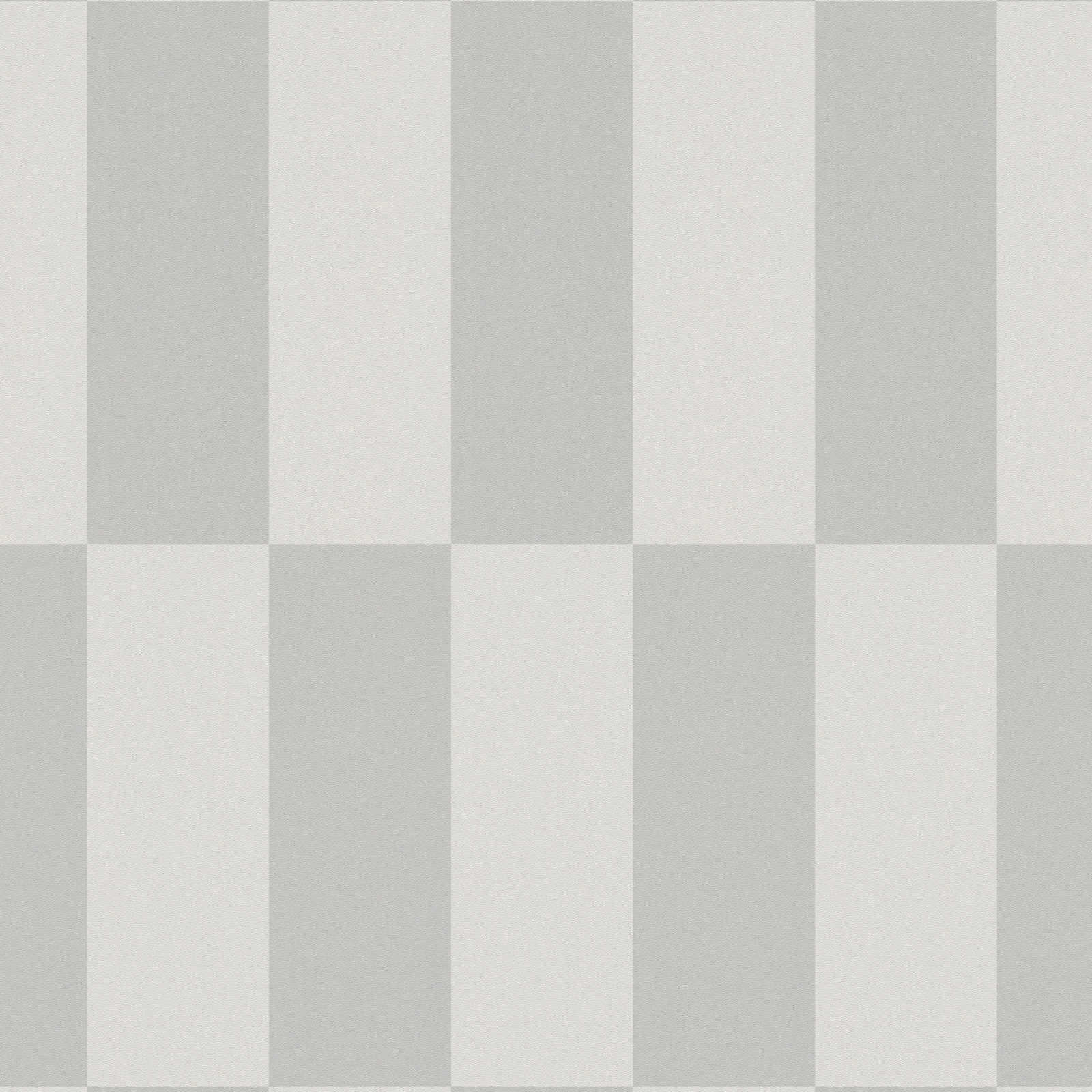             Vliestapete mit grafischen Viereck-Muster – Grau
        