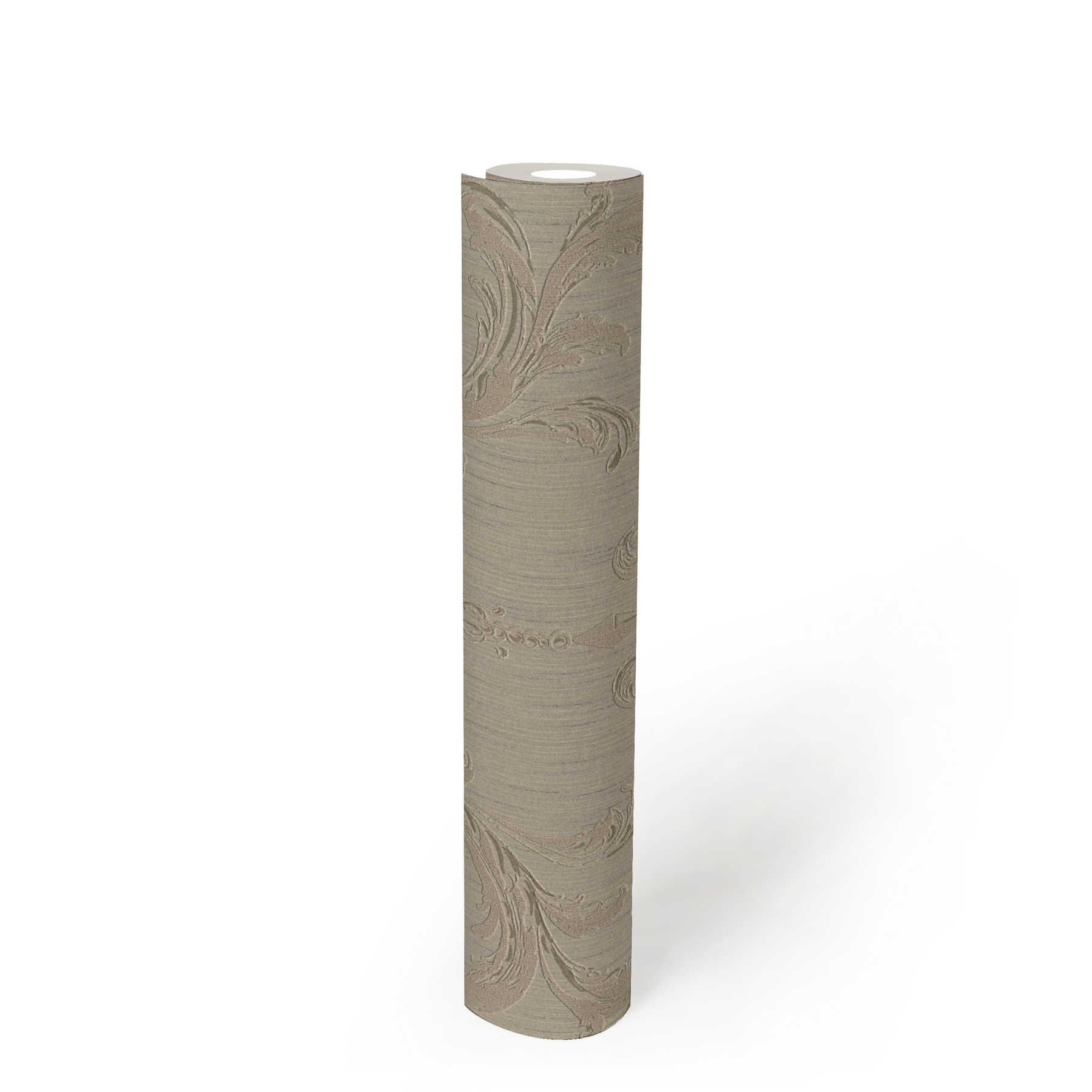             Elegante Tapete mit filigranem Ornament Design – Braun
        