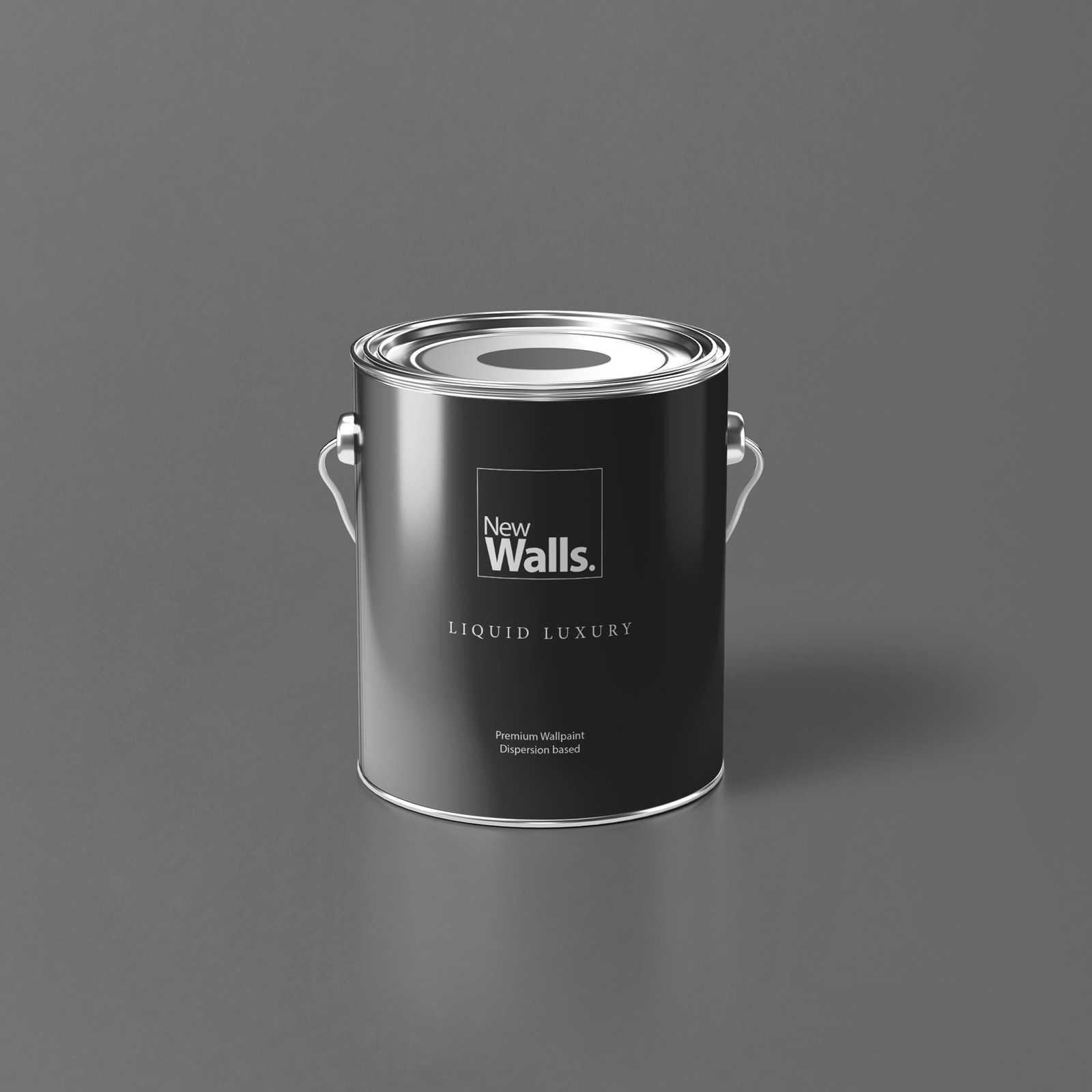 Premium Wandfarbe würdevolles Stahlgrau »Industrial Grey« NW105 – 2,5 Liter
