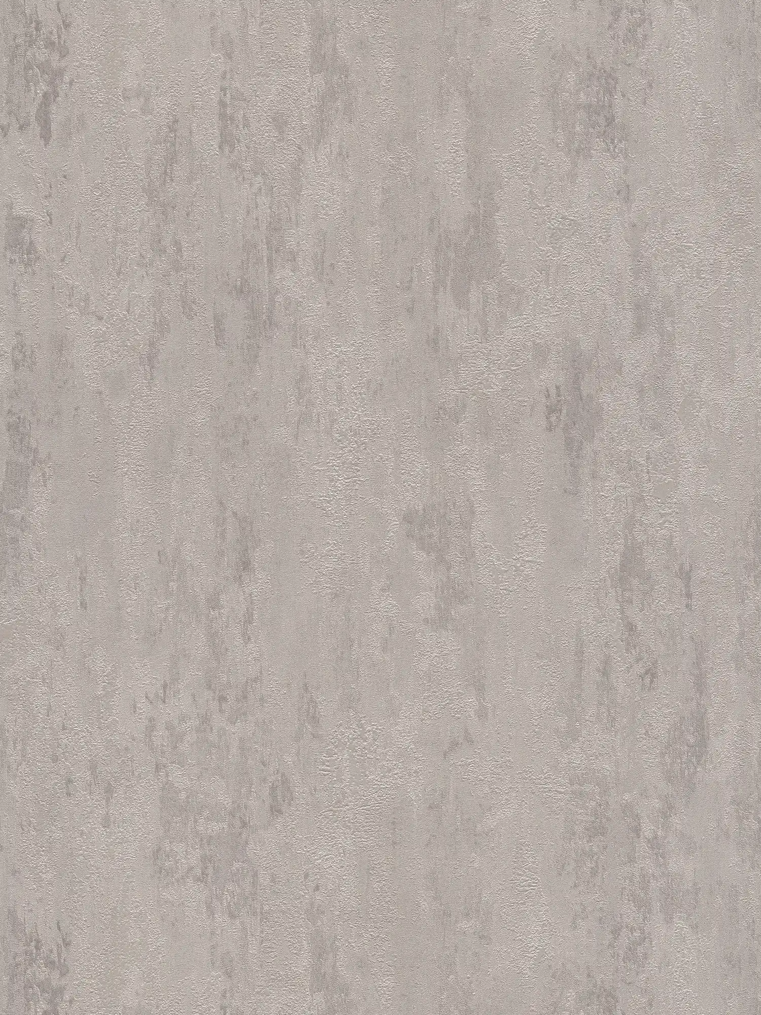Tapete Industrial Stil mit Struktureffekt – Creme, Grau, Metallic
