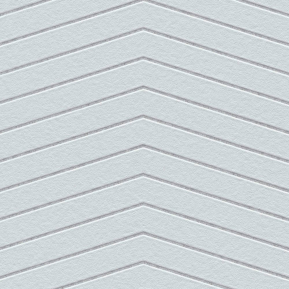            Vliestapete Linienmuster und Metallic-Effekt – Grau, Silber
        
