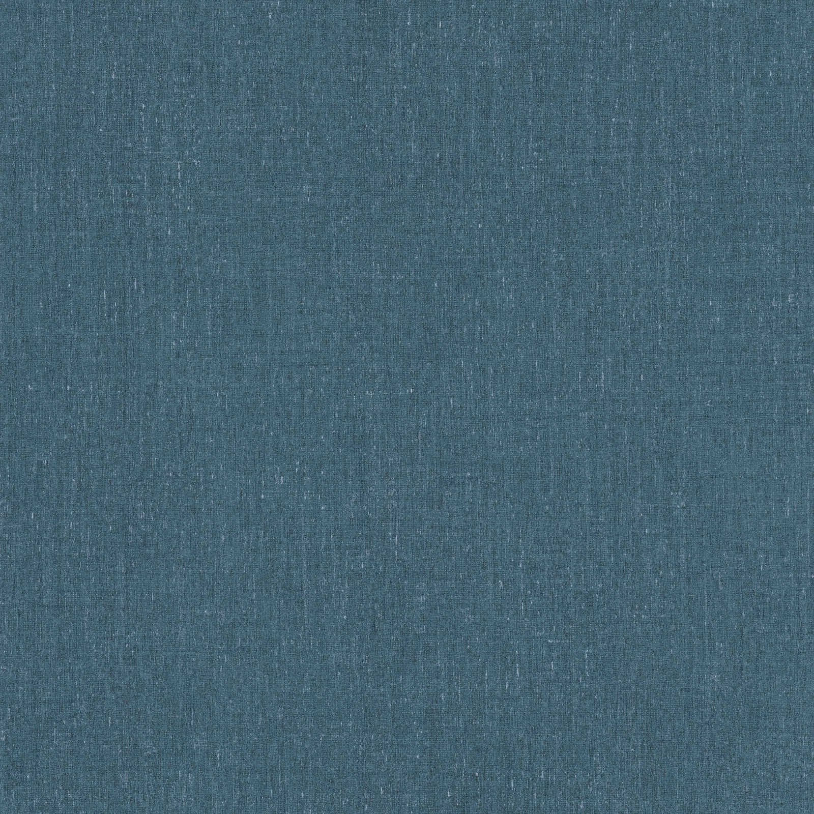 Petrolfarbene Tapete einfarbig mit Strukturdetail – Blau
