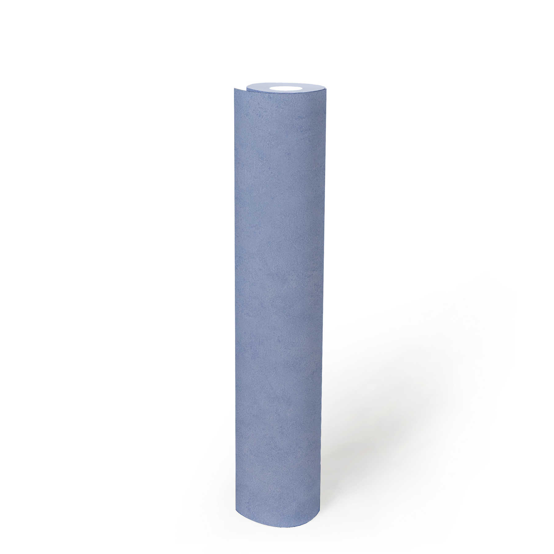             Blaue Papiertapete mit Schraffur & Strukturmuster – Blau
        