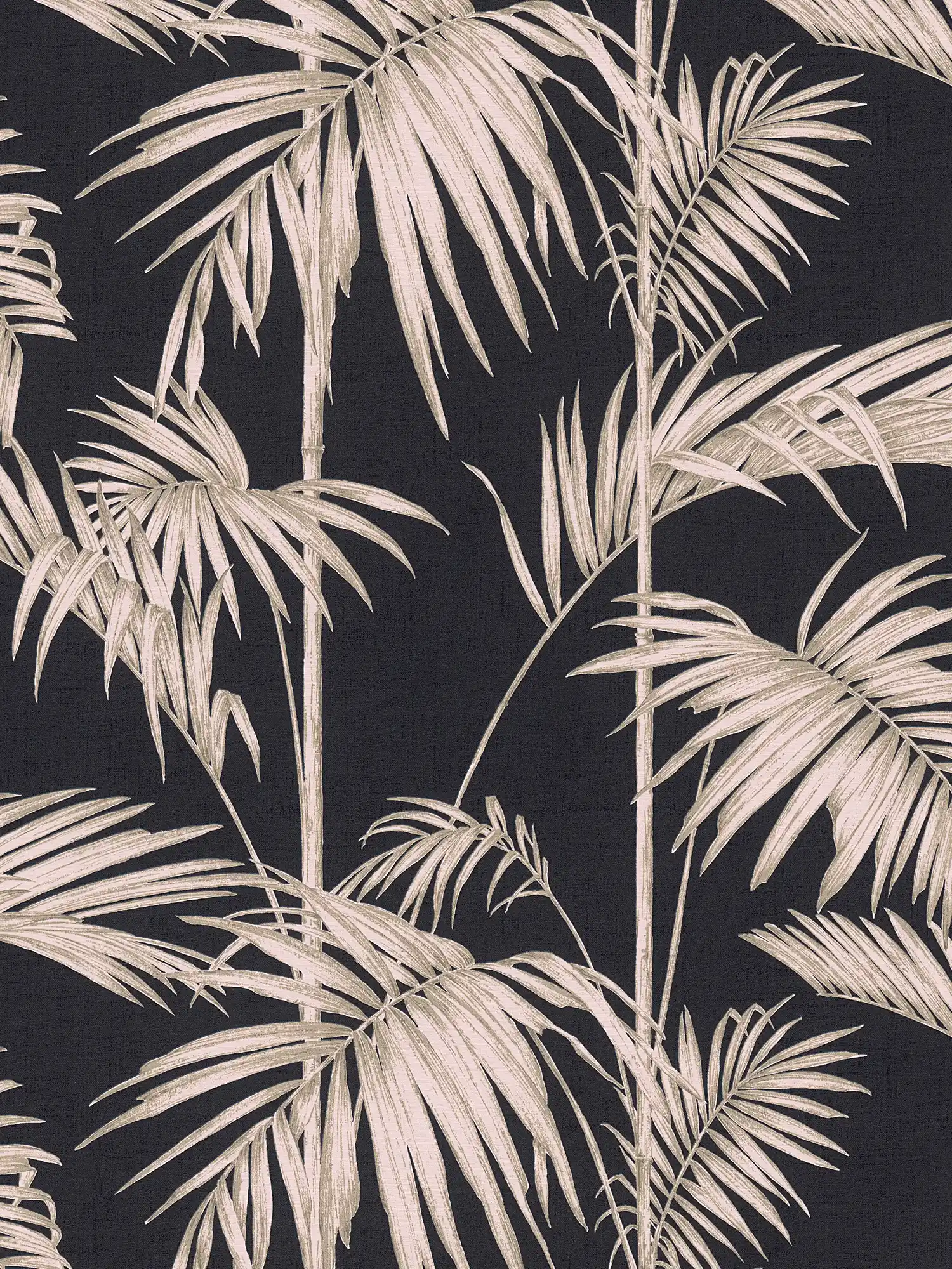         Natürliche Tapete Palmenblätter, Bambus – Rosa, Bronze, Schwarz
    