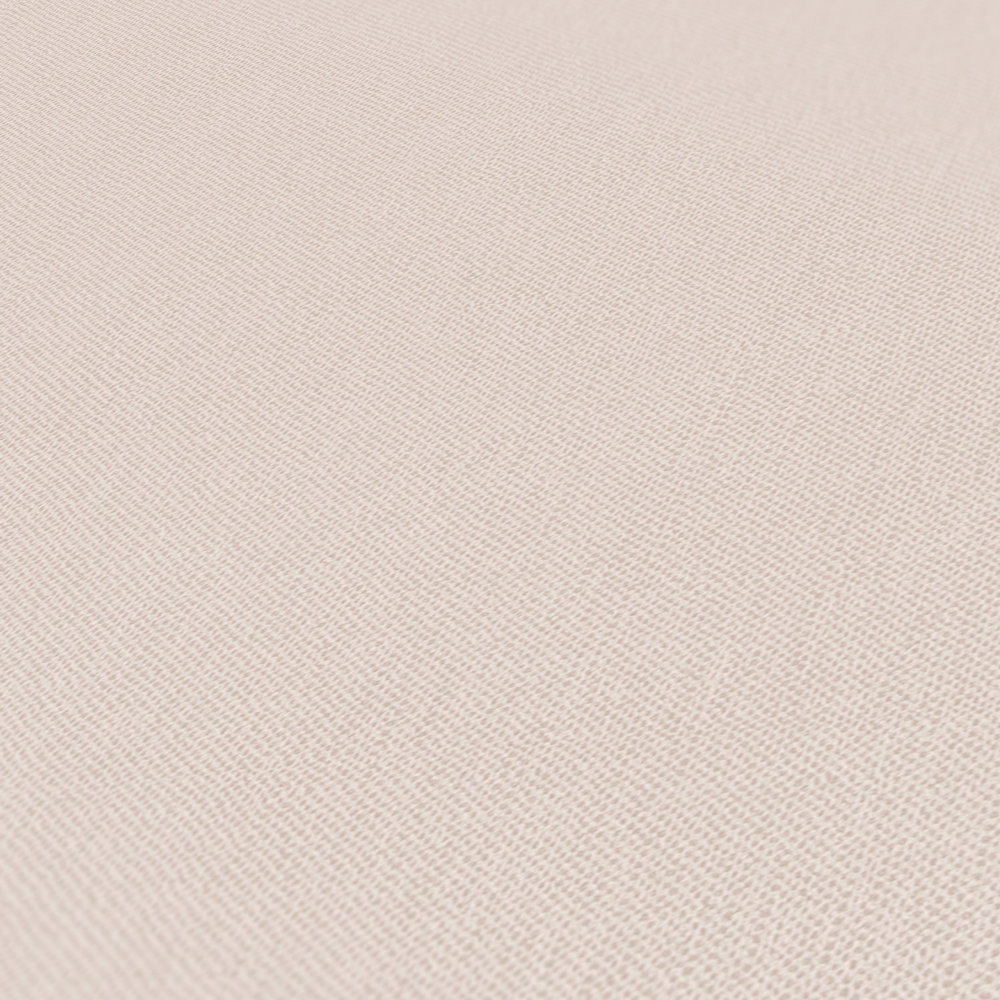            Vliestapete Hellbeige einfarbig mit Textilstruktur – Beige, Creme
        