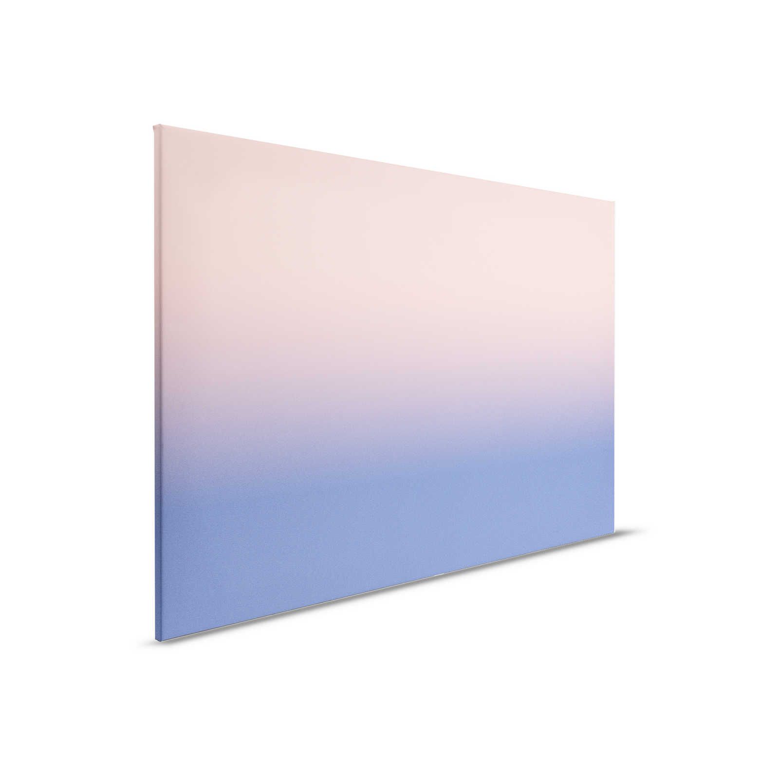         Colour Studio 2 - Ombre Leinwandbild Rosa & Lila für Mädchenzimmer – 0,90 m x 0,60 m
    