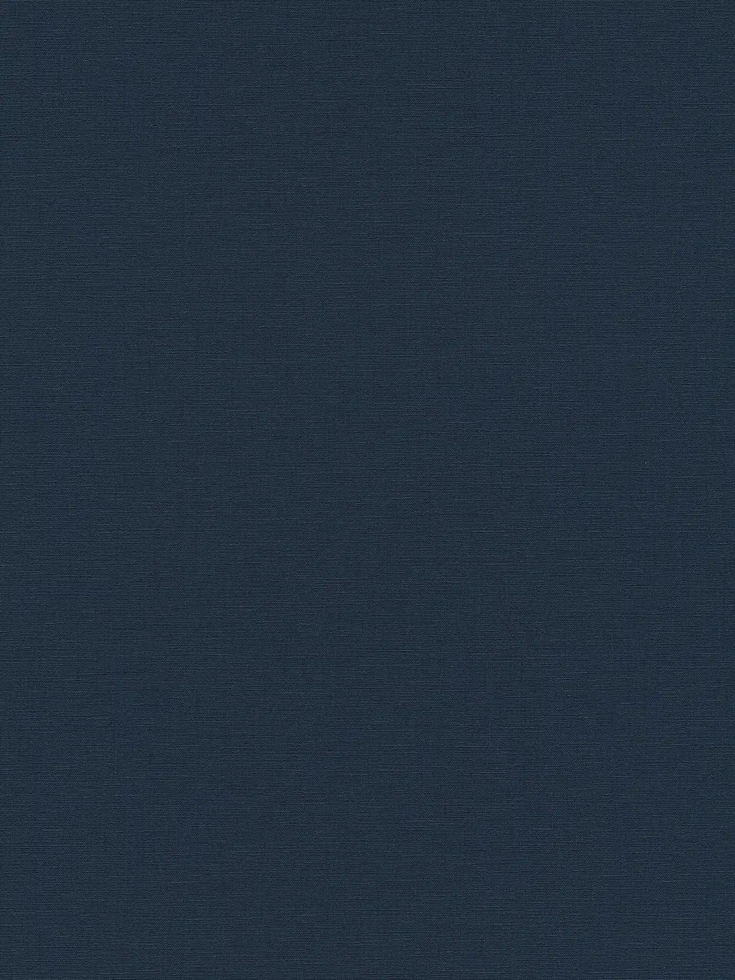 Dunkelblaue Vliestapete mit Leinenoptik – Blau
